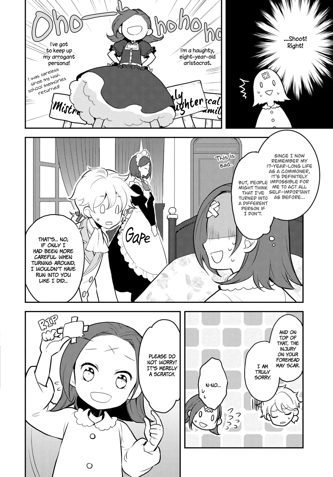 Otome Game No Hametsu Flag Shika Nai Akuyaku Reijou Ni Tensei Shite Shimatta… Chapter 1 - Page 9