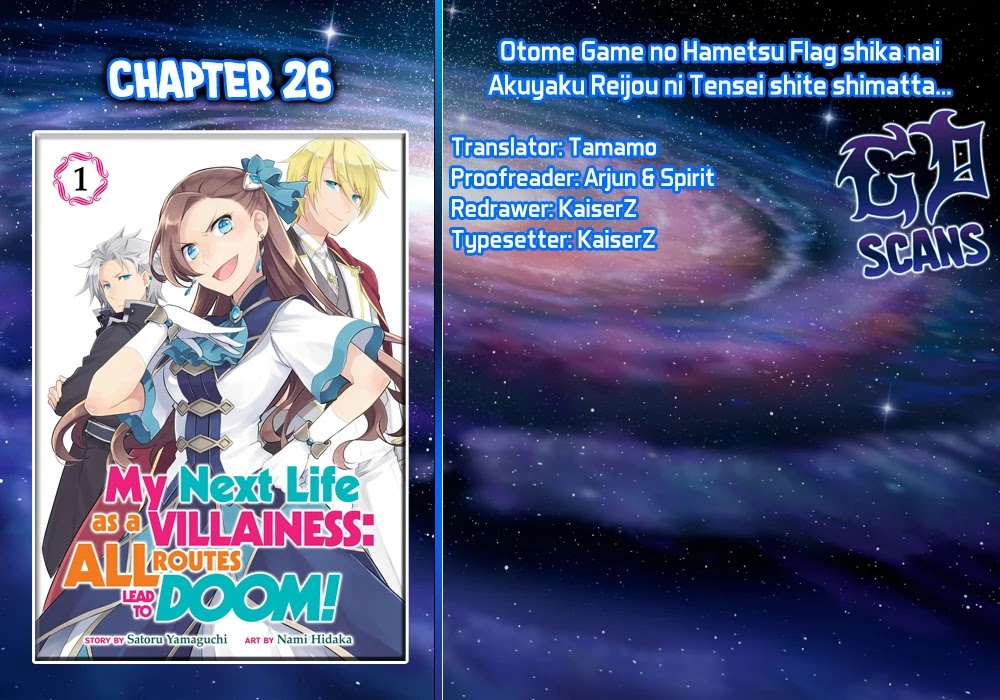 Otome Game No Hametsu Flag Shika Nai Akuyaku Reijou Ni Tensei Shite Shimatta… Chapter 26 - Page 1