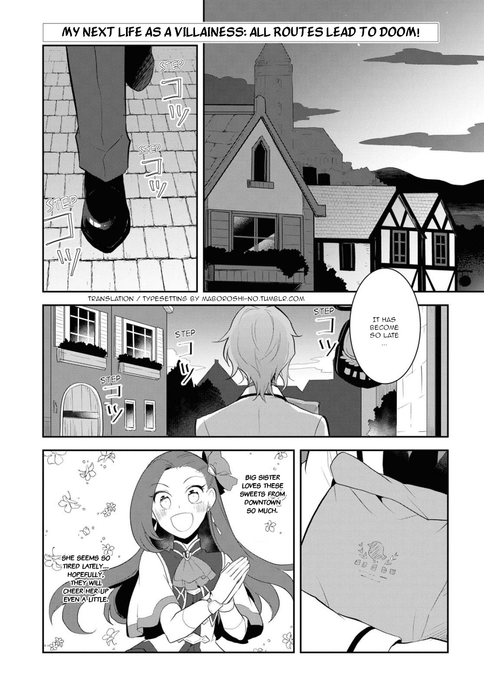 Otome Game No Hametsu Flag Shika Nai Akuyaku Reijou Ni Tensei Shite Shimatta… Chapter 35 - Page 1