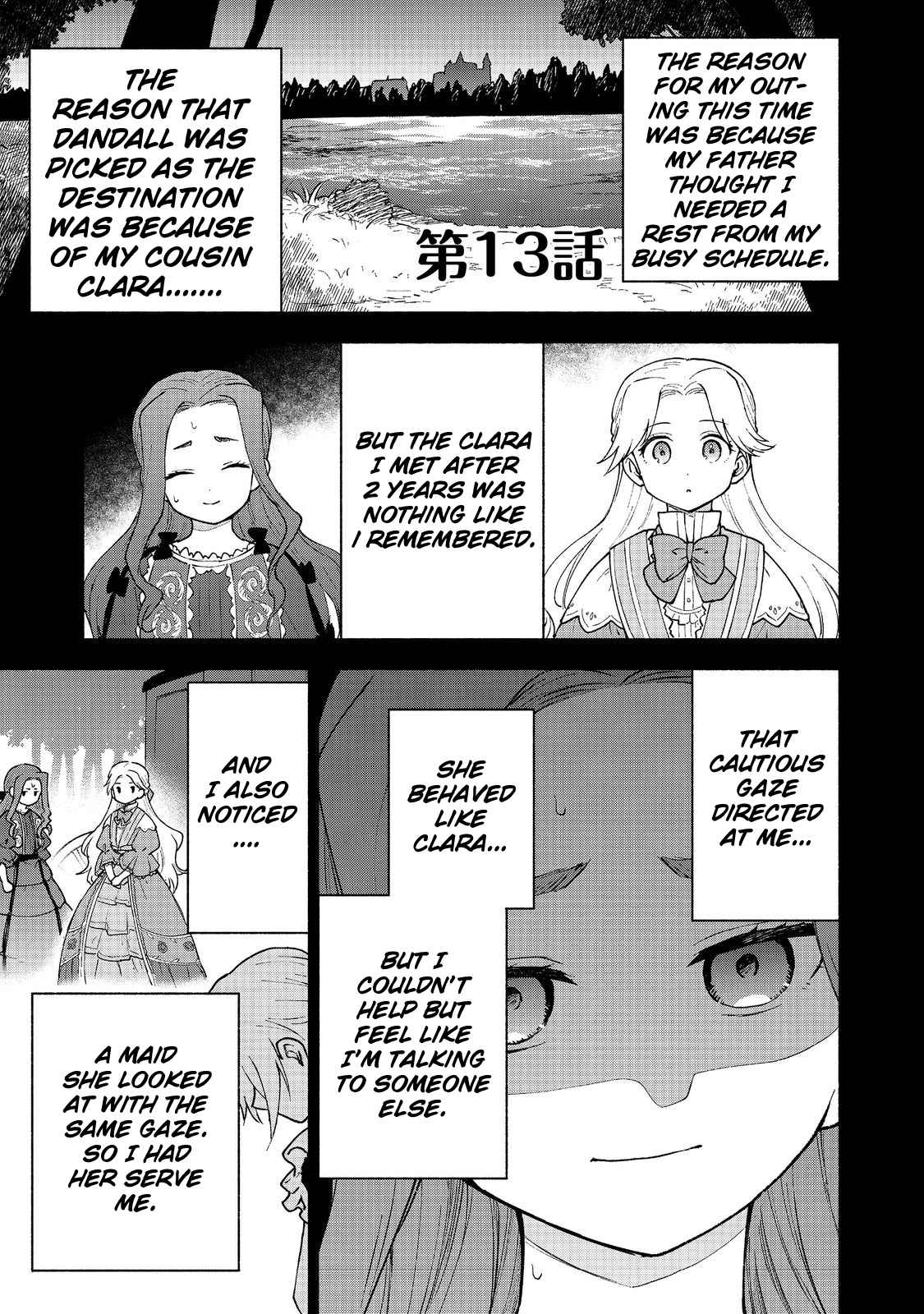 Otome Game no Heroine de Saikyou Survival Chapter 13 - Page 1