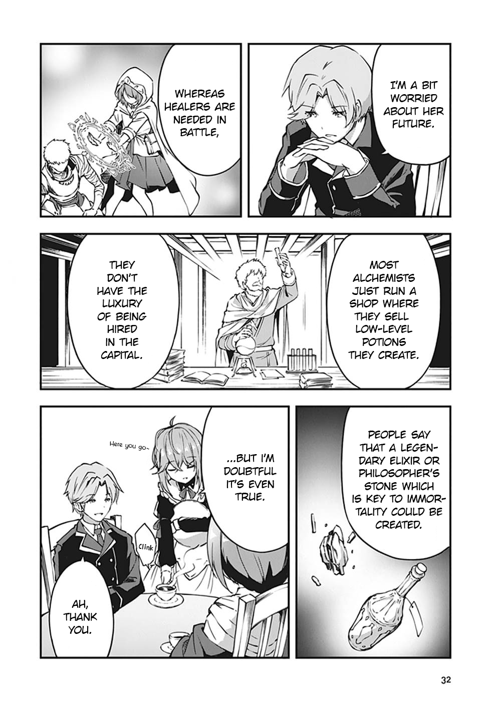 Outo no Hazure no Renkinjutsushi – Hazure Shokugyou datta no de, Nonbiri Oten Keiei shimasu Chapter 1 - Page 34