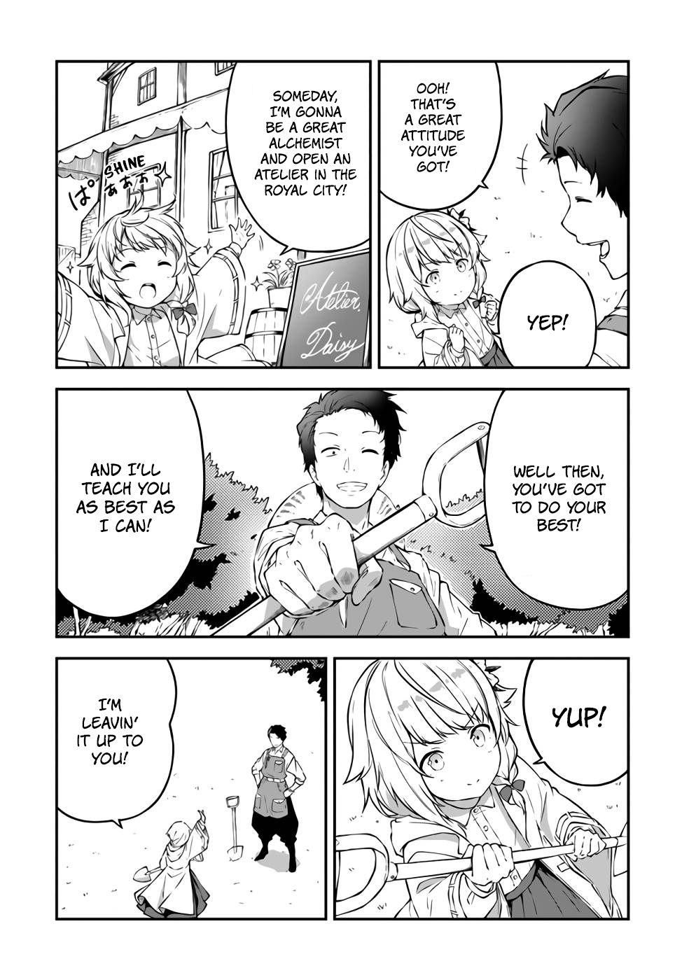 Outo no Hazure no Renkinjutsushi – Hazure Shokugyou datta no de, Nonbiri Oten Keiei shimasu Chapter 3 - Page 3