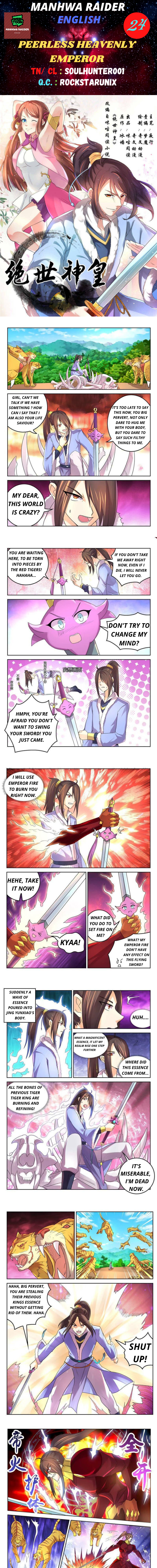 Peerless Heavenly Emperor Chapter 24 - Page 1