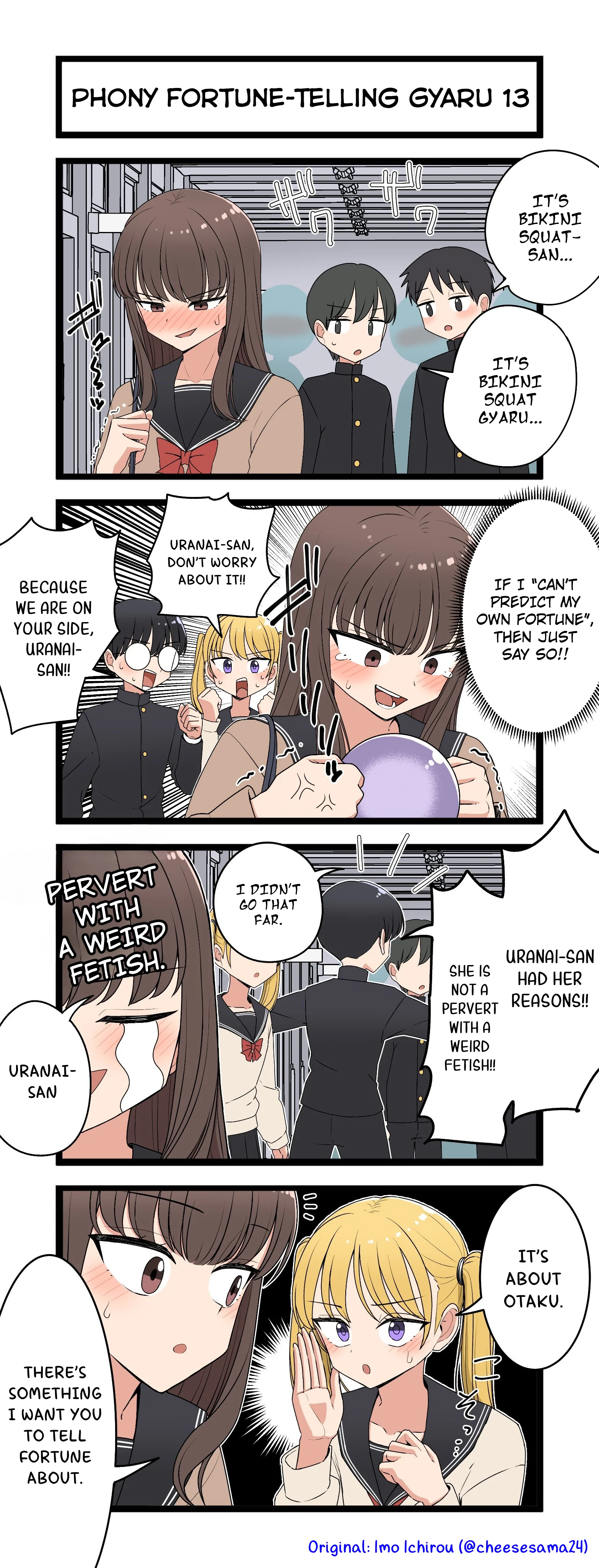 Phony Fortune-Telling Gyaru Chapter 13 - Page 1