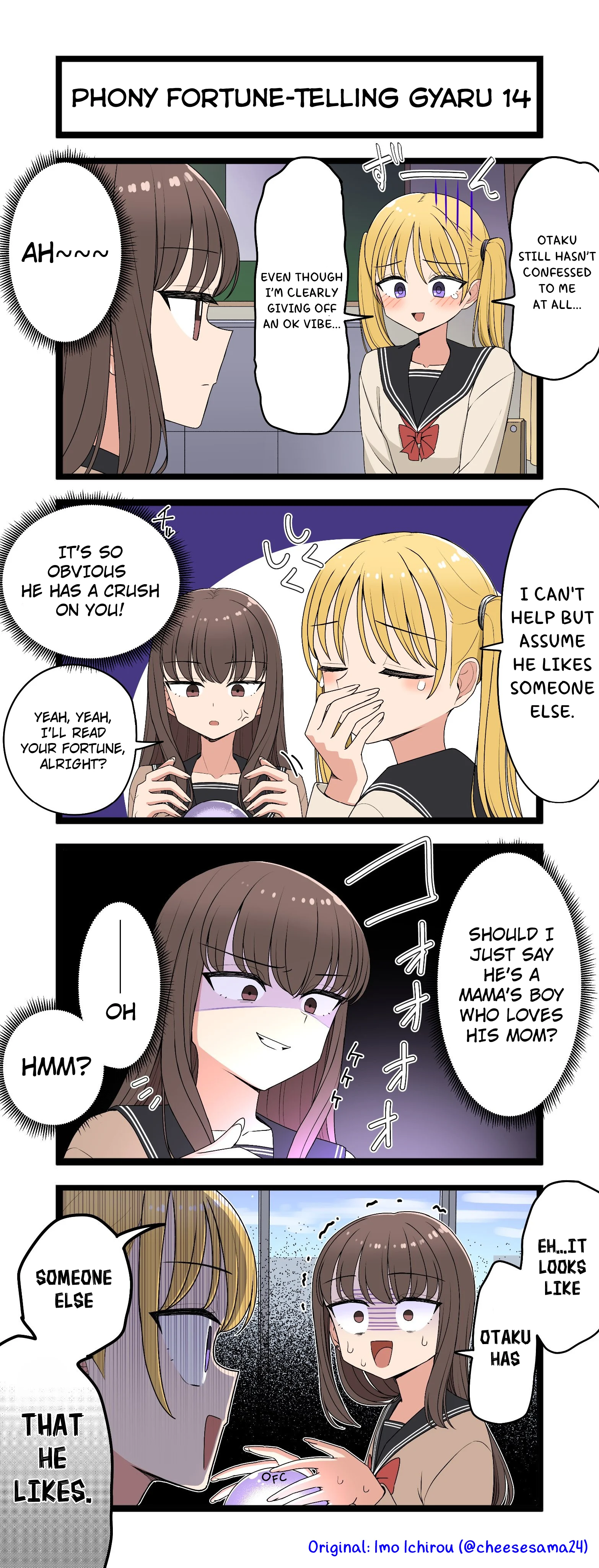 Phony Fortune-Telling Gyaru Chapter 14 - Page 1