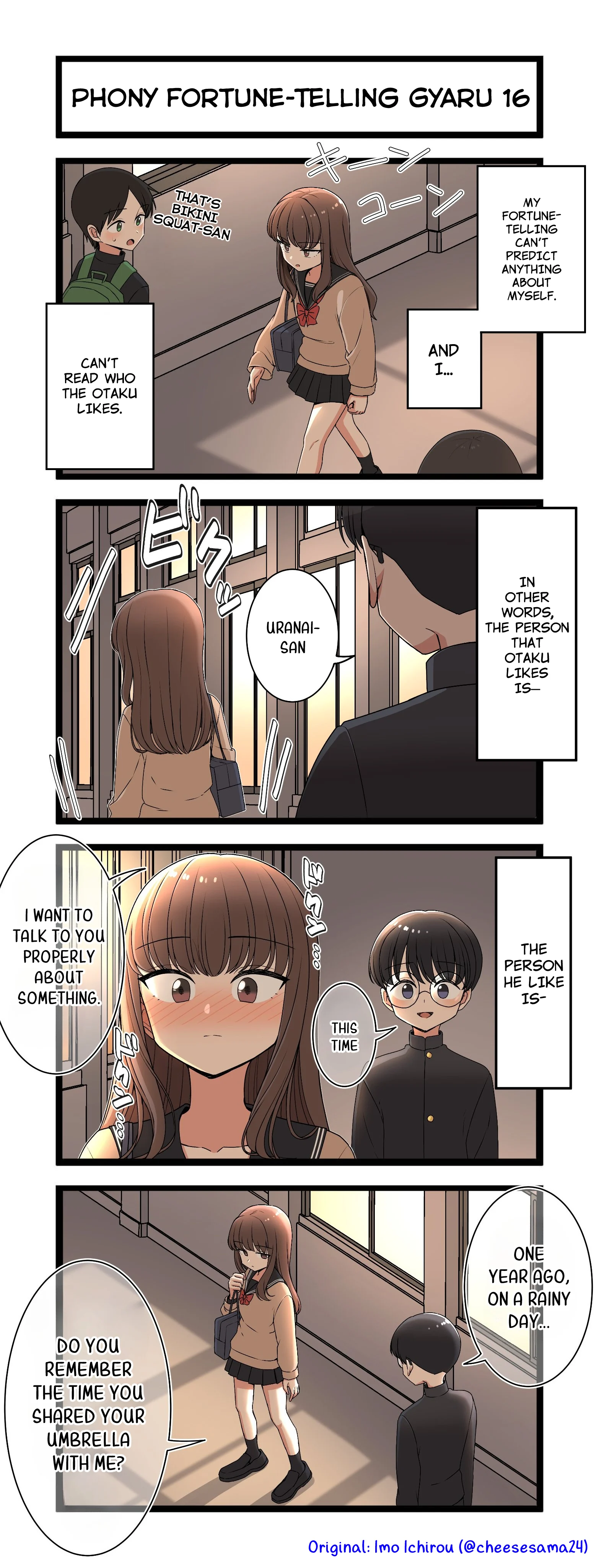 Phony Fortune-Telling Gyaru Chapter 16 - Page 1
