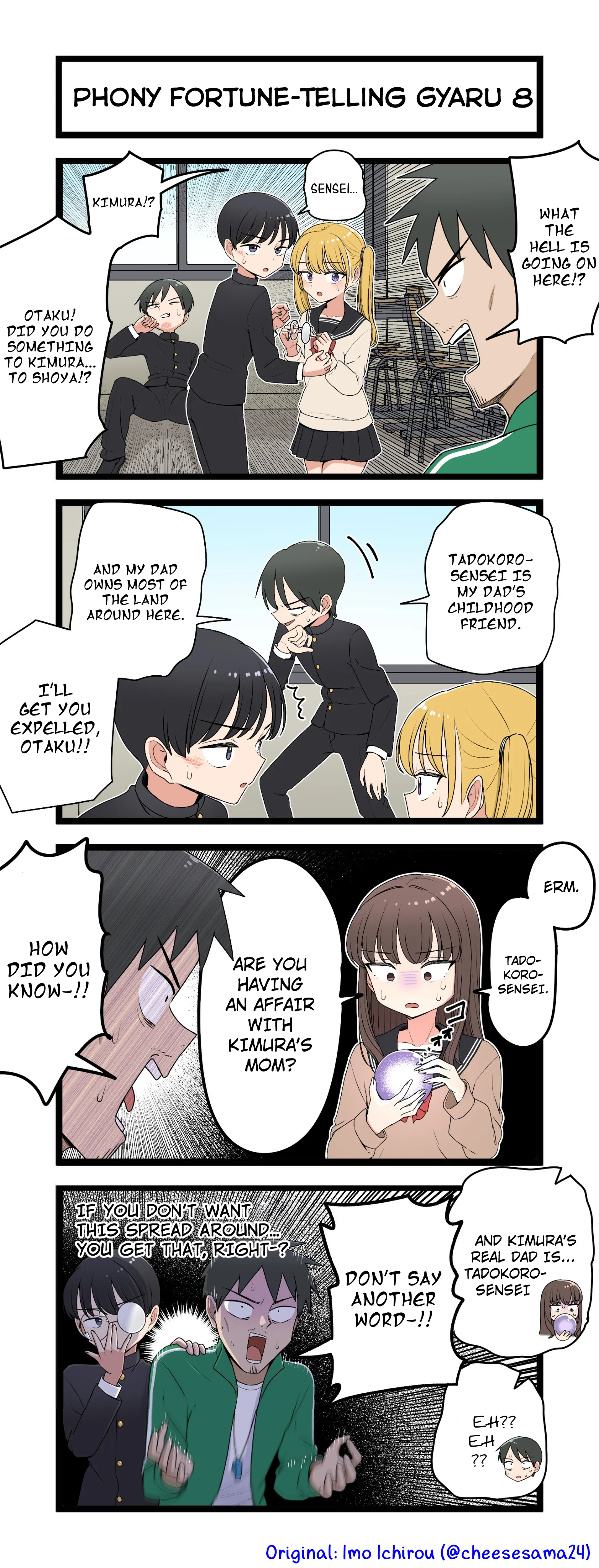 Phony Fortune-Telling Gyaru Chapter 8 - Page 1