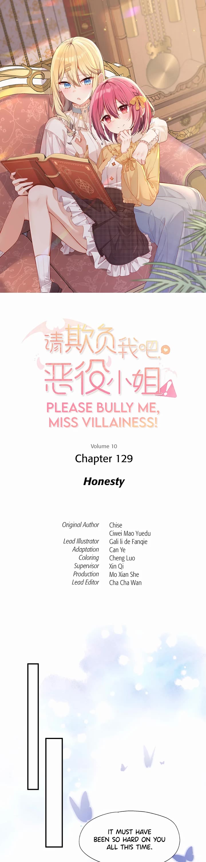Please Bully Me, Miss Villainess! Chapter 129 - Page 1