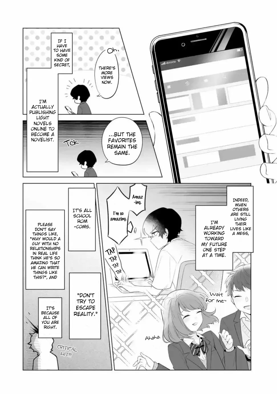 Please Leave Me Alone (For Some Reason, She Wants to Change a Lone Wolf’s Helpless High School Life.) Chapter 1 - Page 12