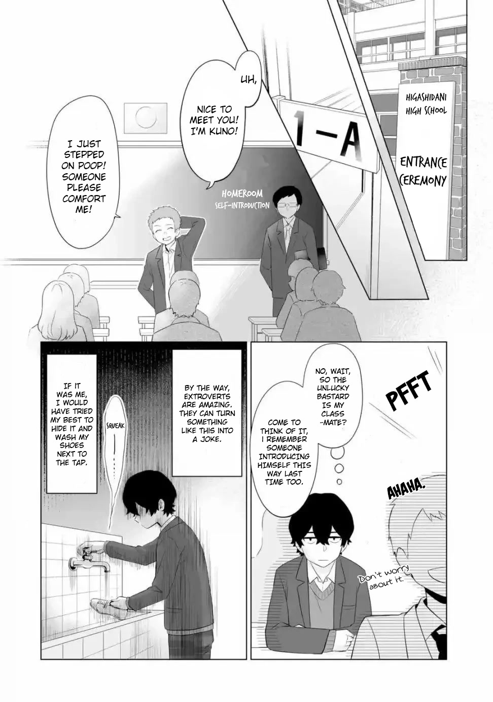 Please Leave Me Alone (For Some Reason, She Wants to Change a Lone Wolf’s Helpless High School Life.) Chapter 1 - Page 36
