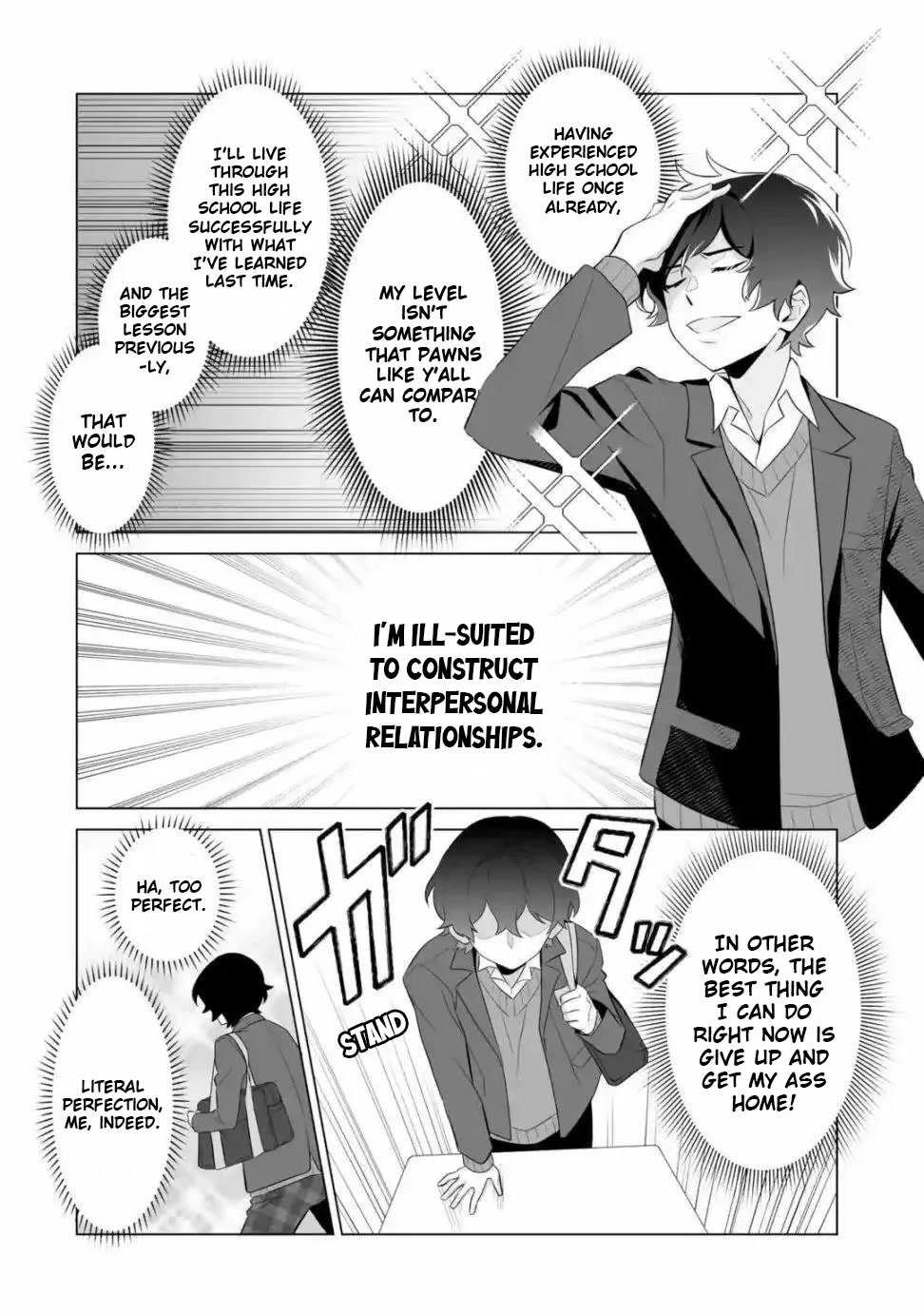 Please Leave Me Alone (For Some Reason, She Wants to Change a Lone Wolf’s Helpless High School Life.) Chapter 1 - Page 40