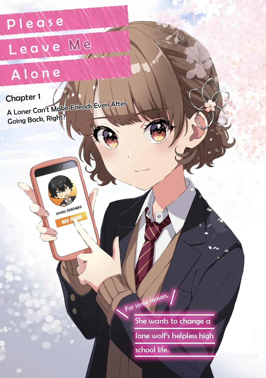Please Leave Me Alone (For Some Reason, She Wants to Change a Lone Wolf’s Helpless High School Life.) Chapter 1 - Page 5