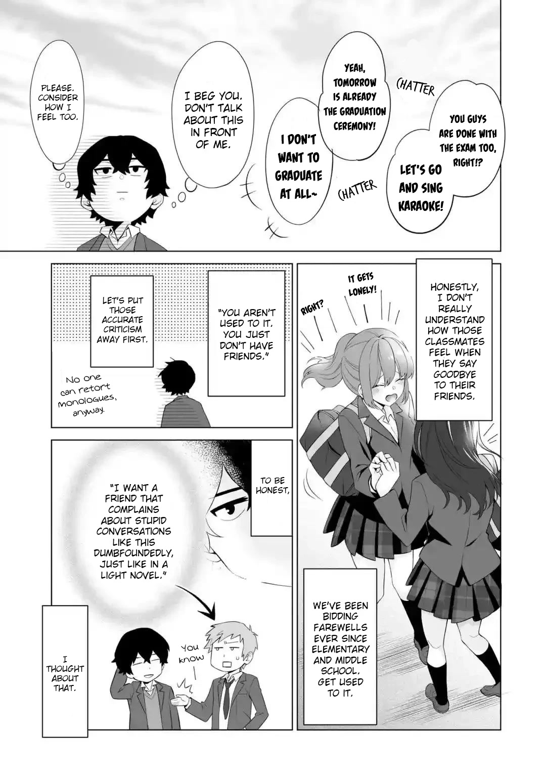 Please Leave Me Alone (For Some Reason, She Wants to Change a Lone Wolf’s Helpless High School Life.) Chapter 1 - Page 9