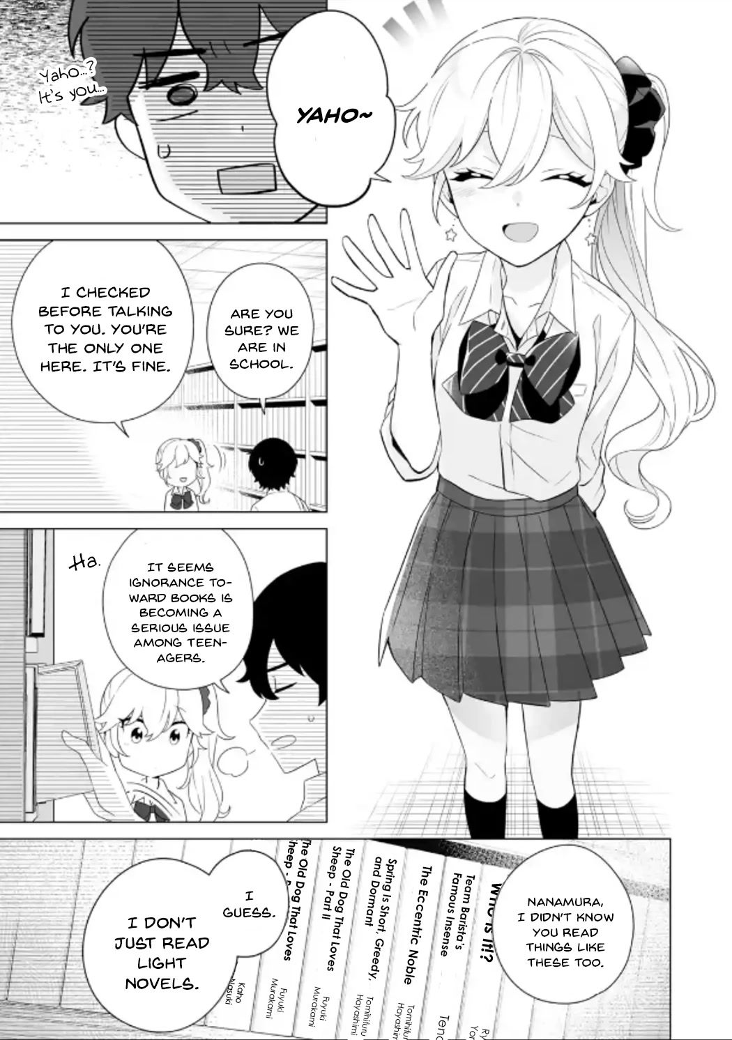 Please Leave Me Alone (For Some Reason, She Wants to Change a Lone Wolf’s Helpless High School Life.) Chapter 10 - Page 5