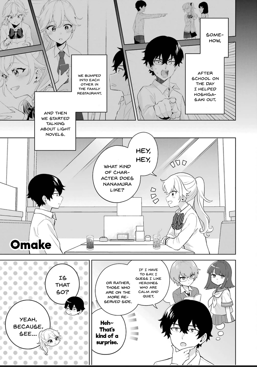 Please Leave Me Alone (For Some Reason, She Wants to Change a Lone Wolf’s Helpless High School Life.) Chapter 11.5 - Page 5