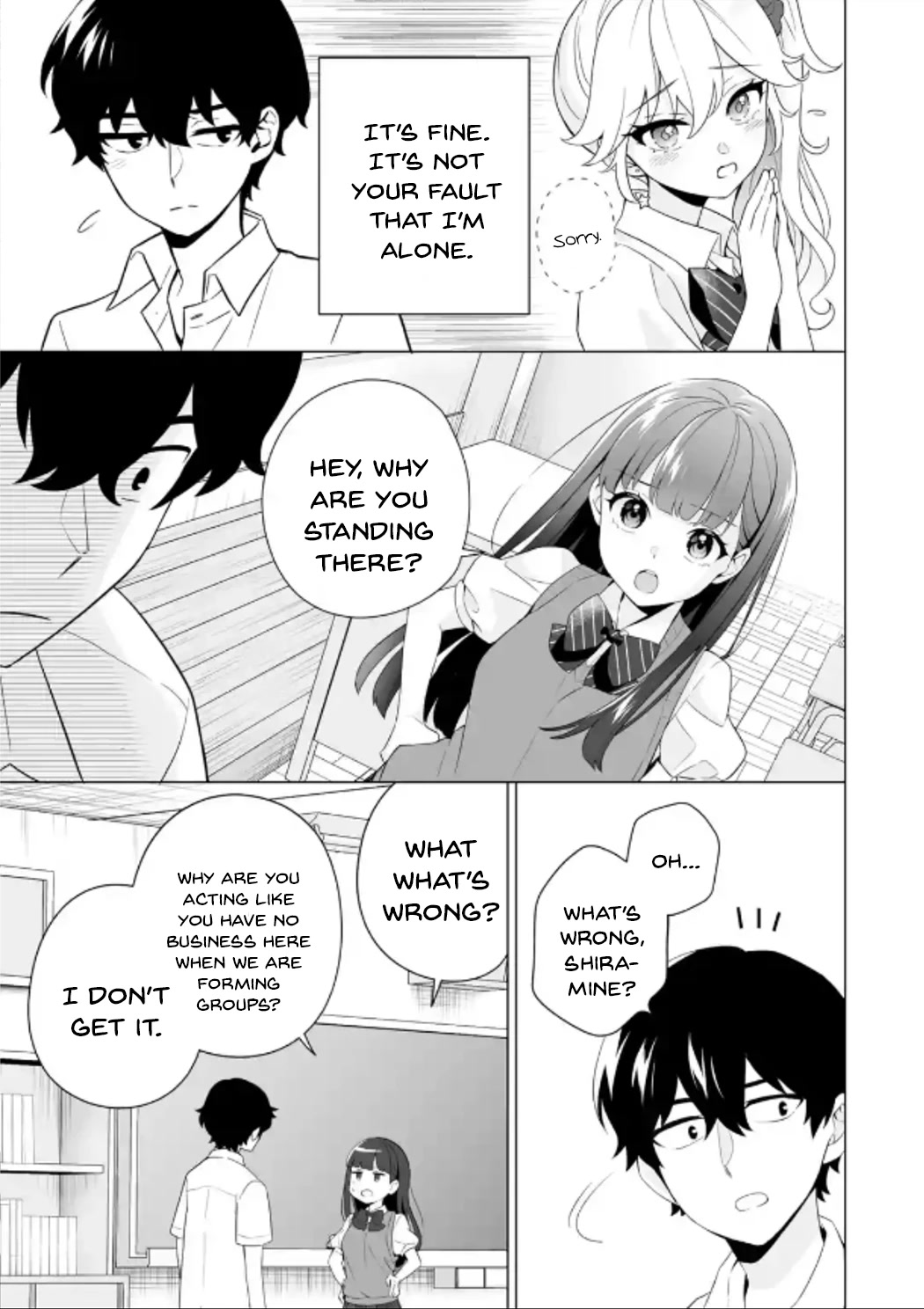 Please Leave Me Alone (For Some Reason, She Wants to Change a Lone Wolf’s Helpless High School Life.) Chapter 11 - Page 27
