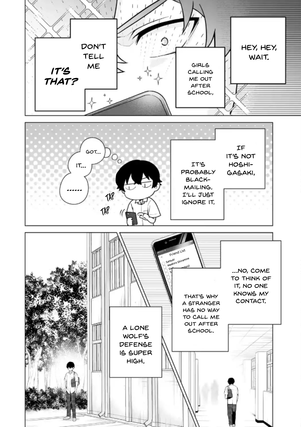 Please Leave Me Alone (For Some Reason, She Wants to Change a Lone Wolf’s Helpless High School Life.) Chapter 12 - Page 2