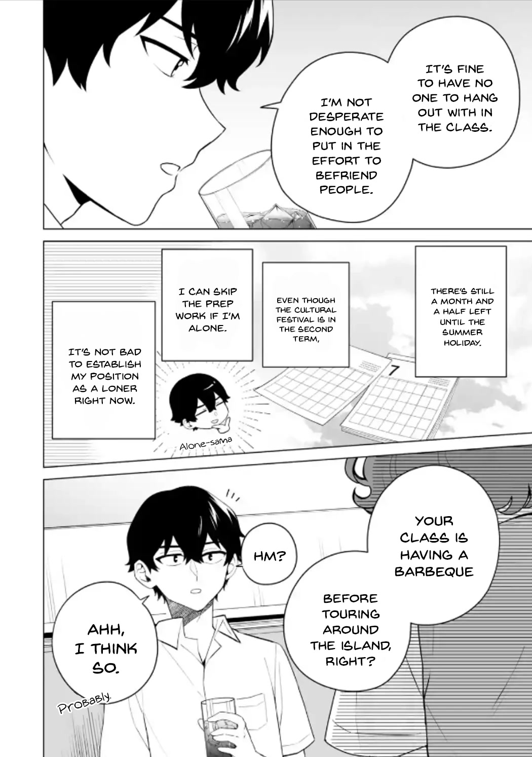 Please Leave Me Alone (For Some Reason, She Wants to Change a Lone Wolf’s Helpless High School Life.) Chapter 12 - Page 18