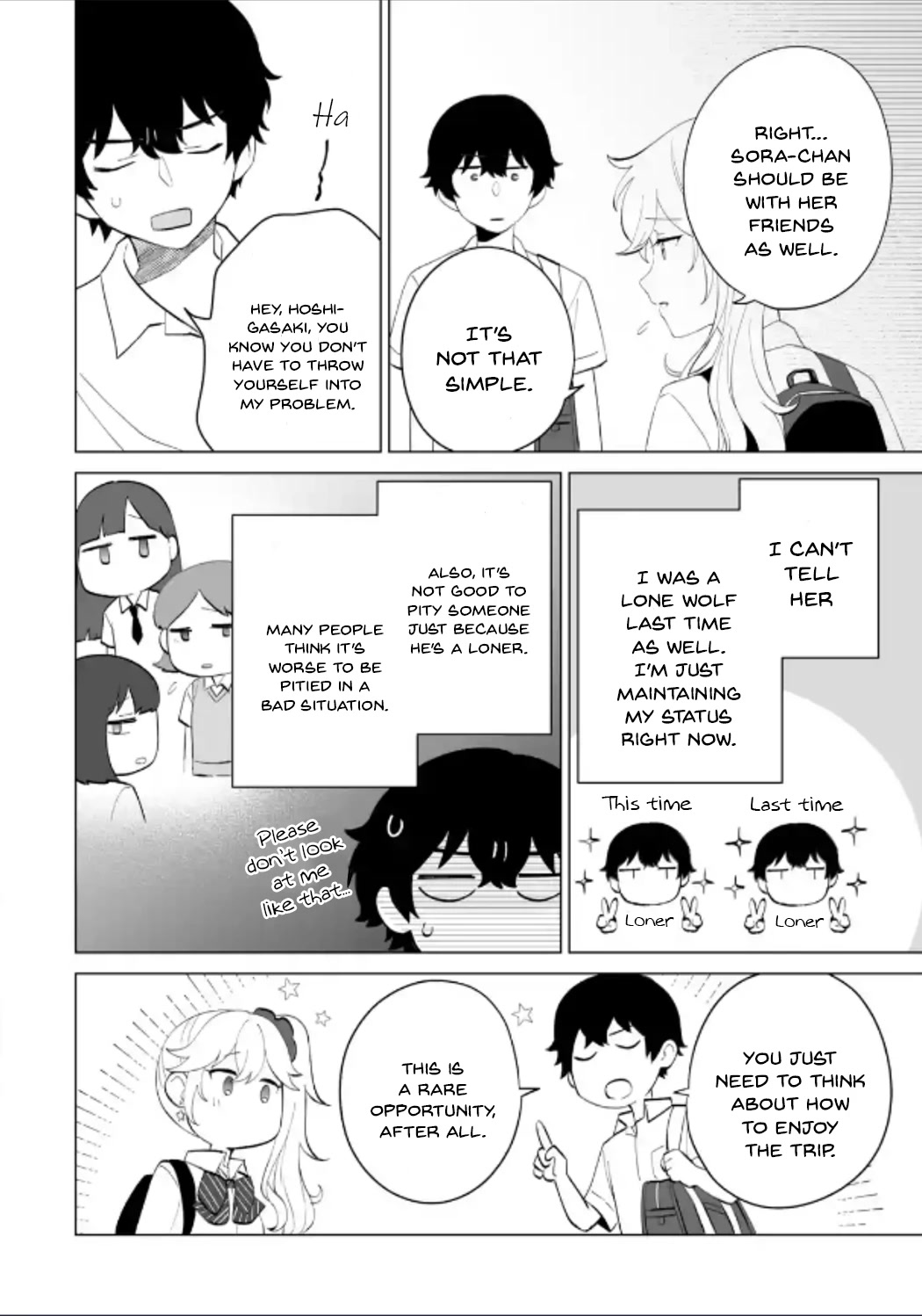 Please Leave Me Alone (For Some Reason, She Wants to Change a Lone Wolf’s Helpless High School Life.) Chapter 12 - Page 8