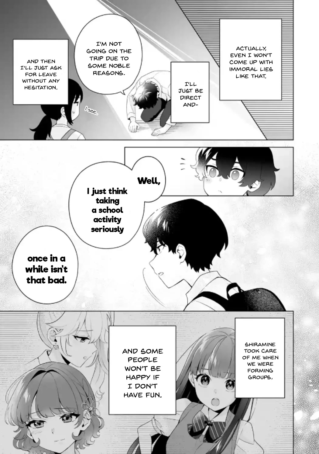 Please Leave Me Alone (For Some Reason, She Wants to Change a Lone Wolf’s Helpless High School Life.) Chapter 13 - Page 5