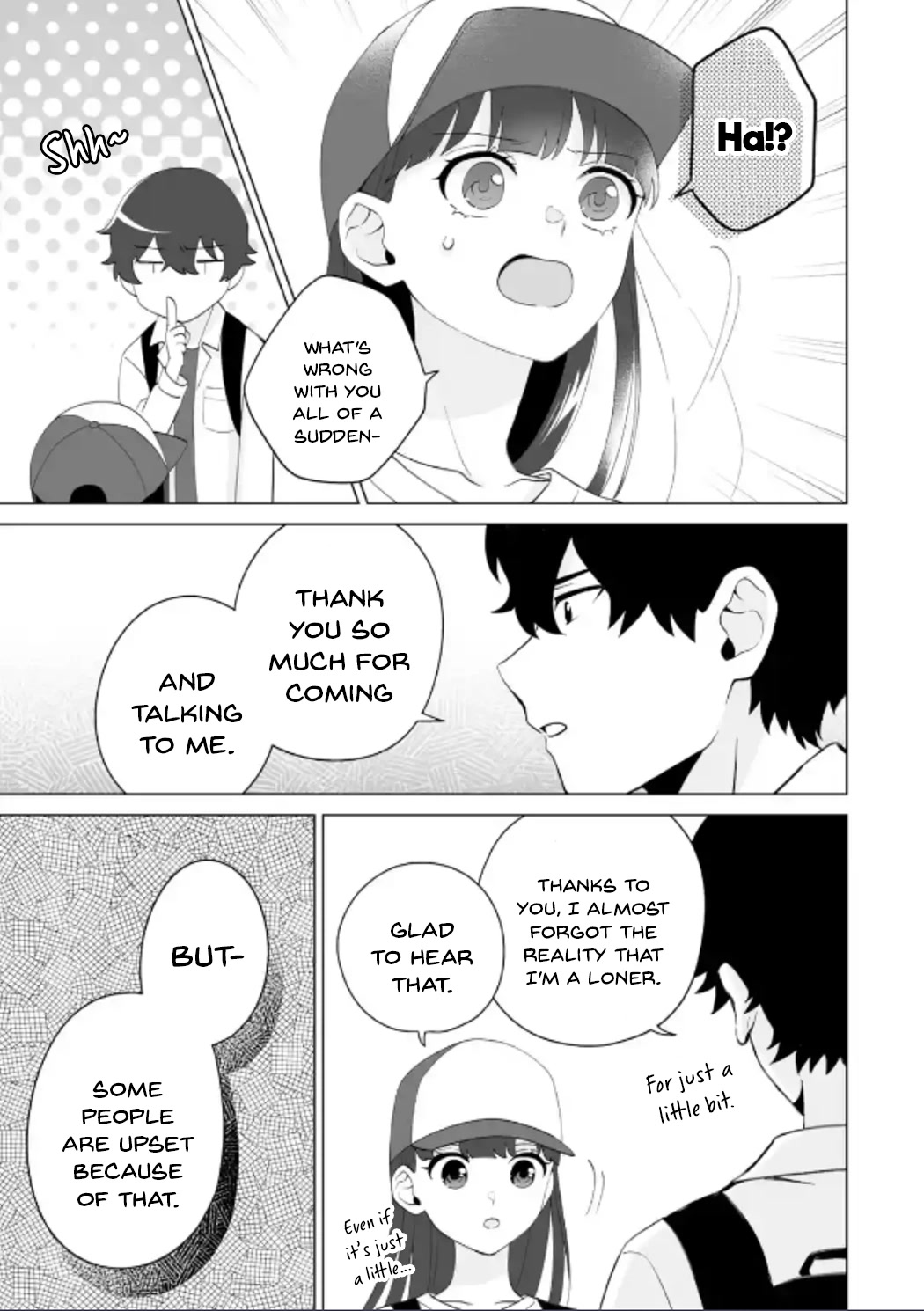 Please Leave Me Alone (For Some Reason, She Wants to Change a Lone Wolf’s Helpless High School Life.) Chapter 14 - Page 3