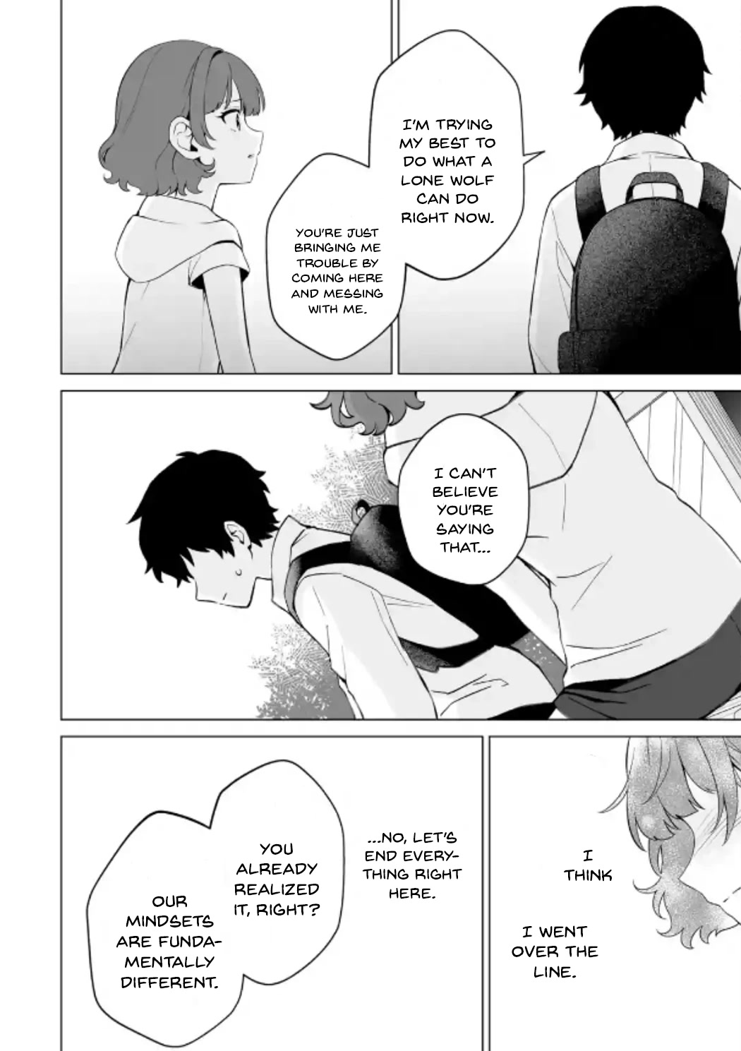 Please Leave Me Alone (For Some Reason, She Wants to Change a Lone Wolf’s Helpless High School Life.) Chapter 15 - Page 14