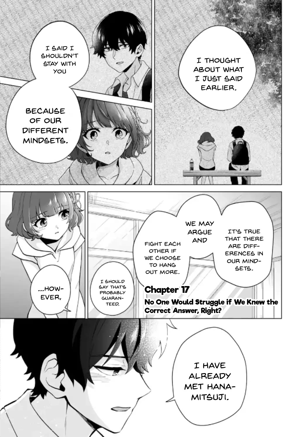 Please Leave Me Alone (For Some Reason, She Wants to Change a Lone Wolf’s Helpless High School Life.) Chapter 17 - Page 1