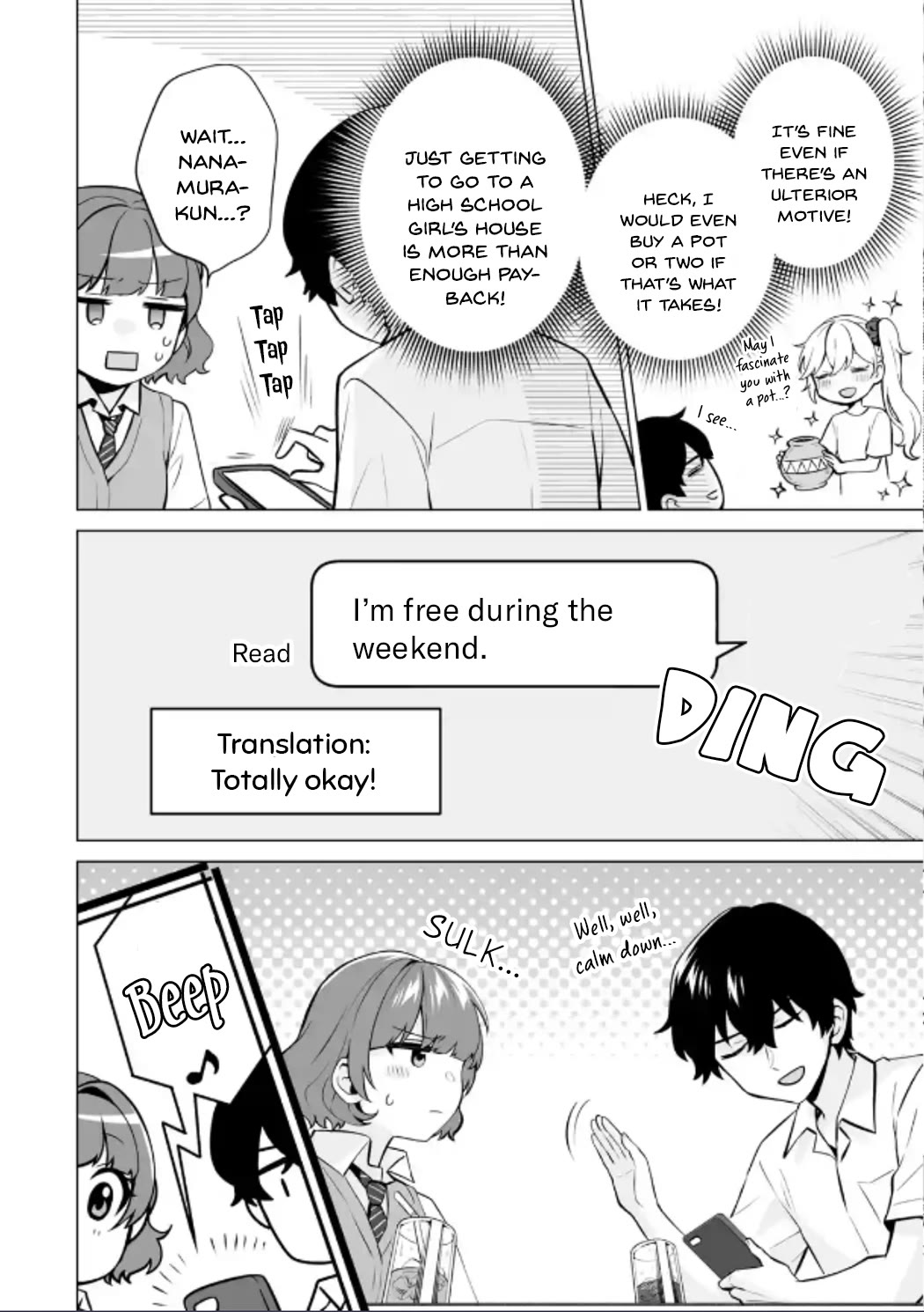 Please Leave Me Alone (For Some Reason, She Wants to Change a Lone Wolf’s Helpless High School Life.) Chapter 19 - Page 6
