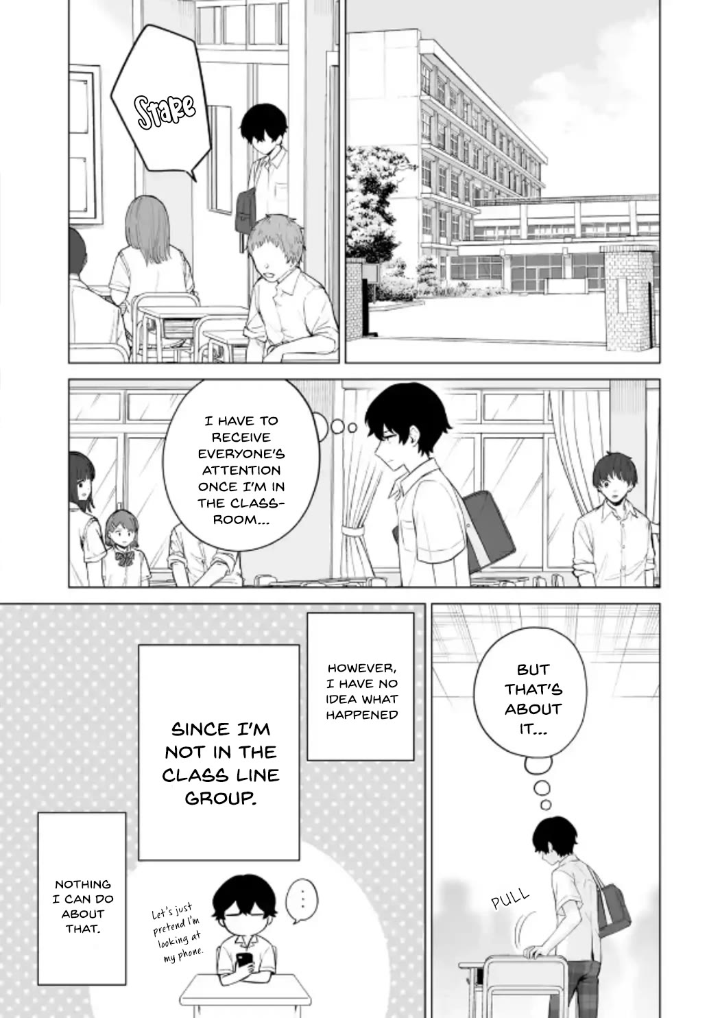 Please Leave Me Alone (For Some Reason, She Wants to Change a Lone Wolf’s Helpless High School Life.) Chapter 22 - Page 3