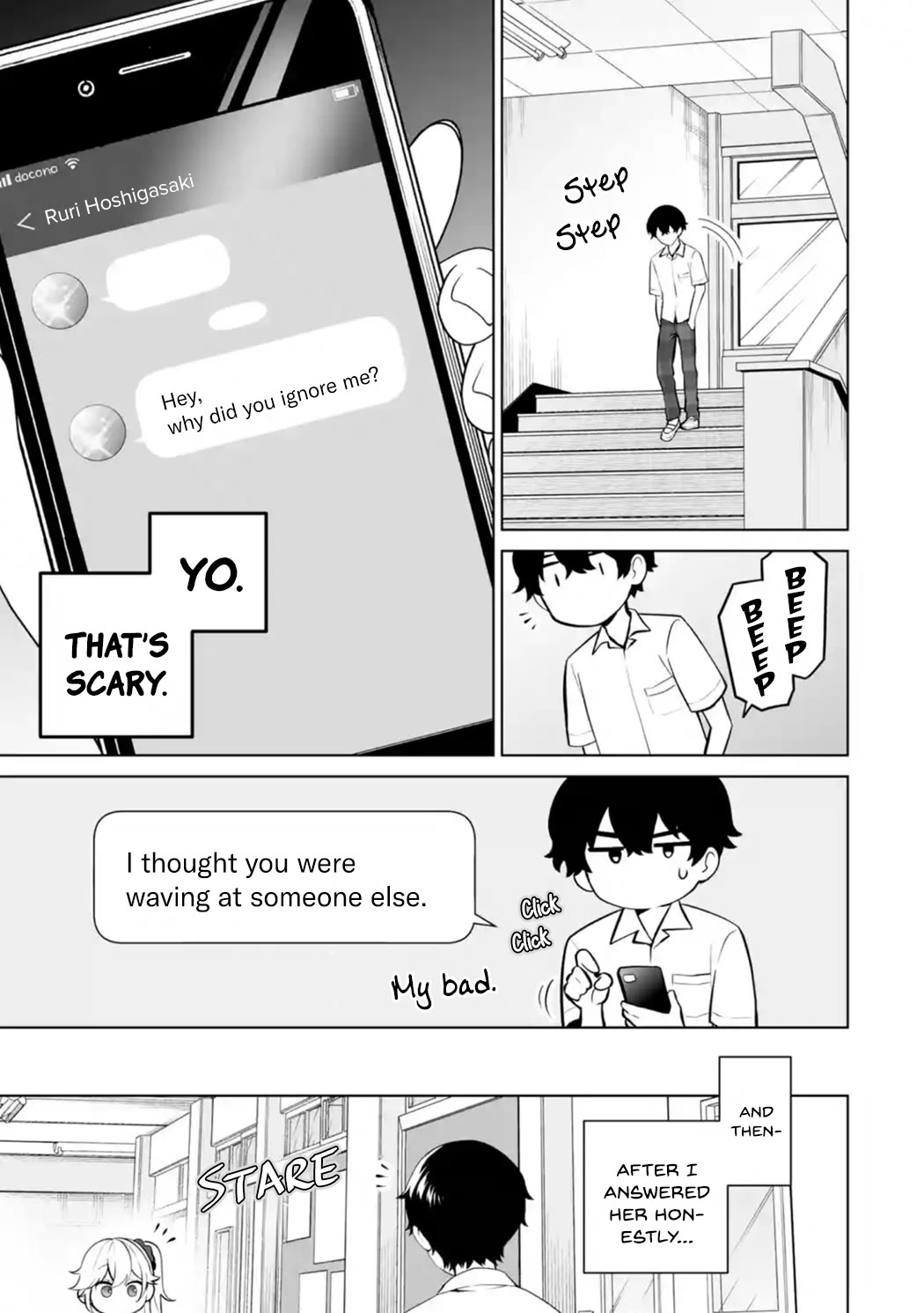 Please Leave Me Alone (For Some Reason, She Wants to Change a Lone Wolf’s Helpless High School Life.) Chapter 23 - Page 3