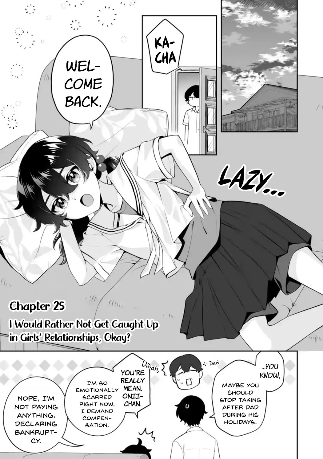 Please Leave Me Alone (For Some Reason, She Wants to Change a Lone Wolf’s Helpless High School Life.) Chapter 25 - Page 1