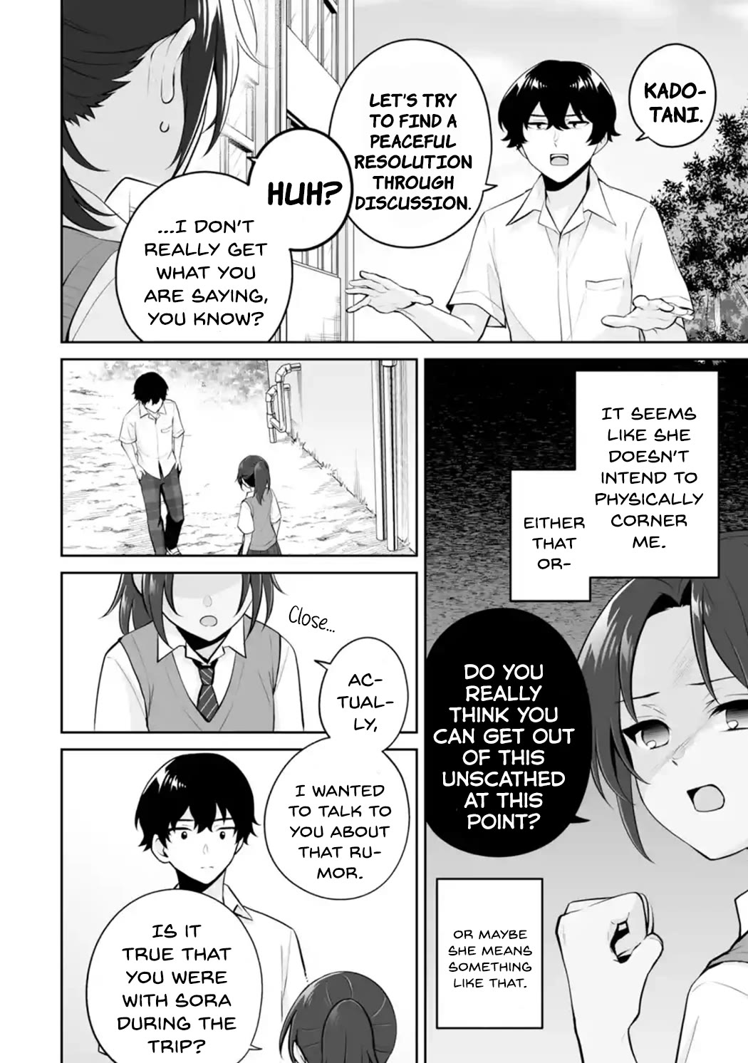 Please Leave Me Alone (For Some Reason, She Wants to Change a Lone Wolf’s Helpless High School Life.) Chapter 25 - Page 28