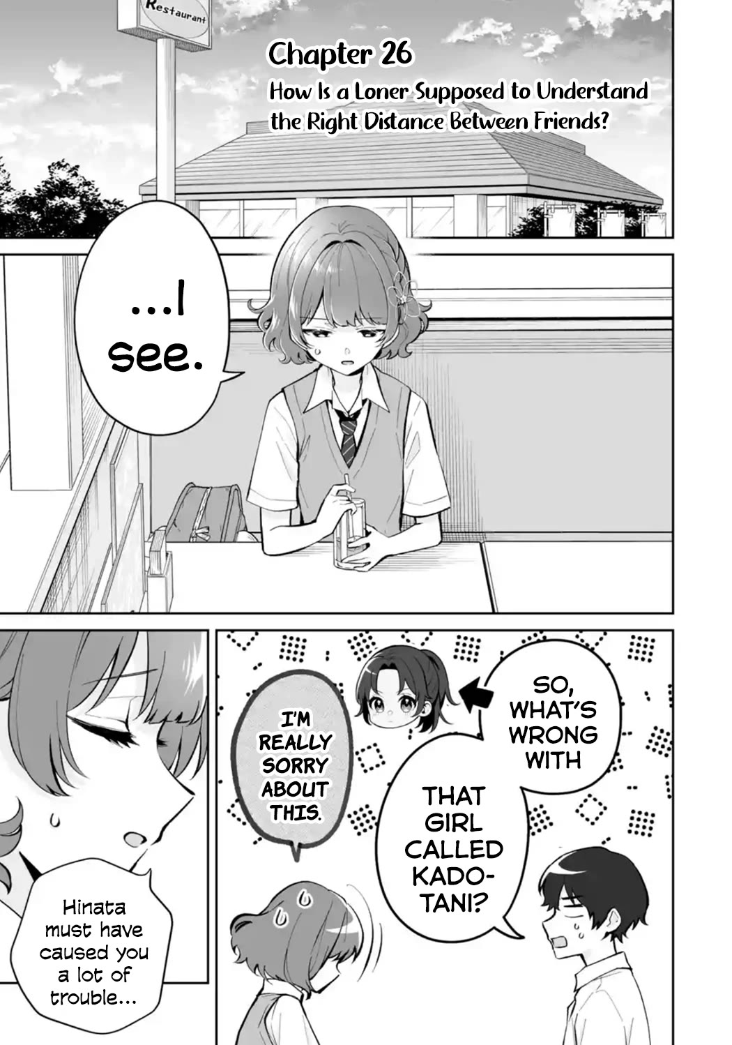Please Leave Me Alone (For Some Reason, She Wants to Change a Lone Wolf’s Helpless High School Life.) Chapter 26 - Page 1