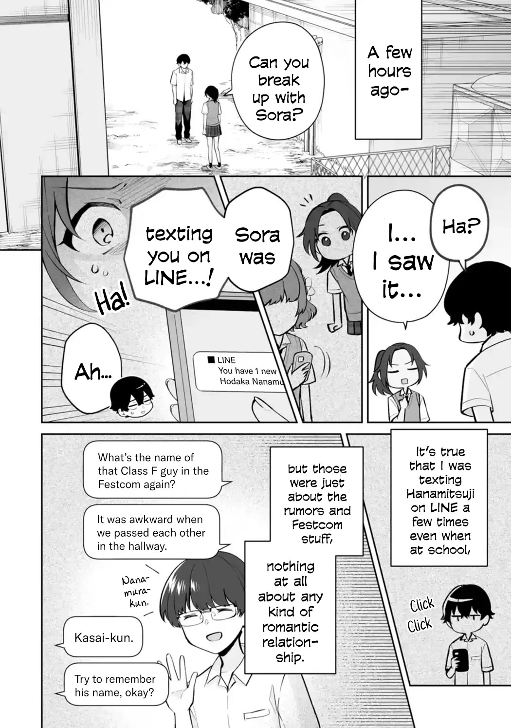 Please Leave Me Alone (For Some Reason, She Wants to Change a Lone Wolf’s Helpless High School Life.) Chapter 26 - Page 2