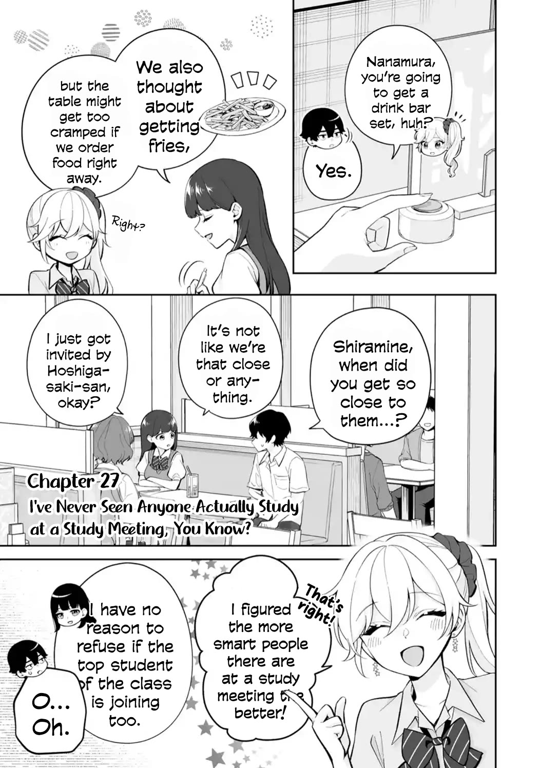 Please Leave Me Alone (For Some Reason, She Wants to Change a Lone Wolf’s Helpless High School Life.) Chapter 27 - Page 1