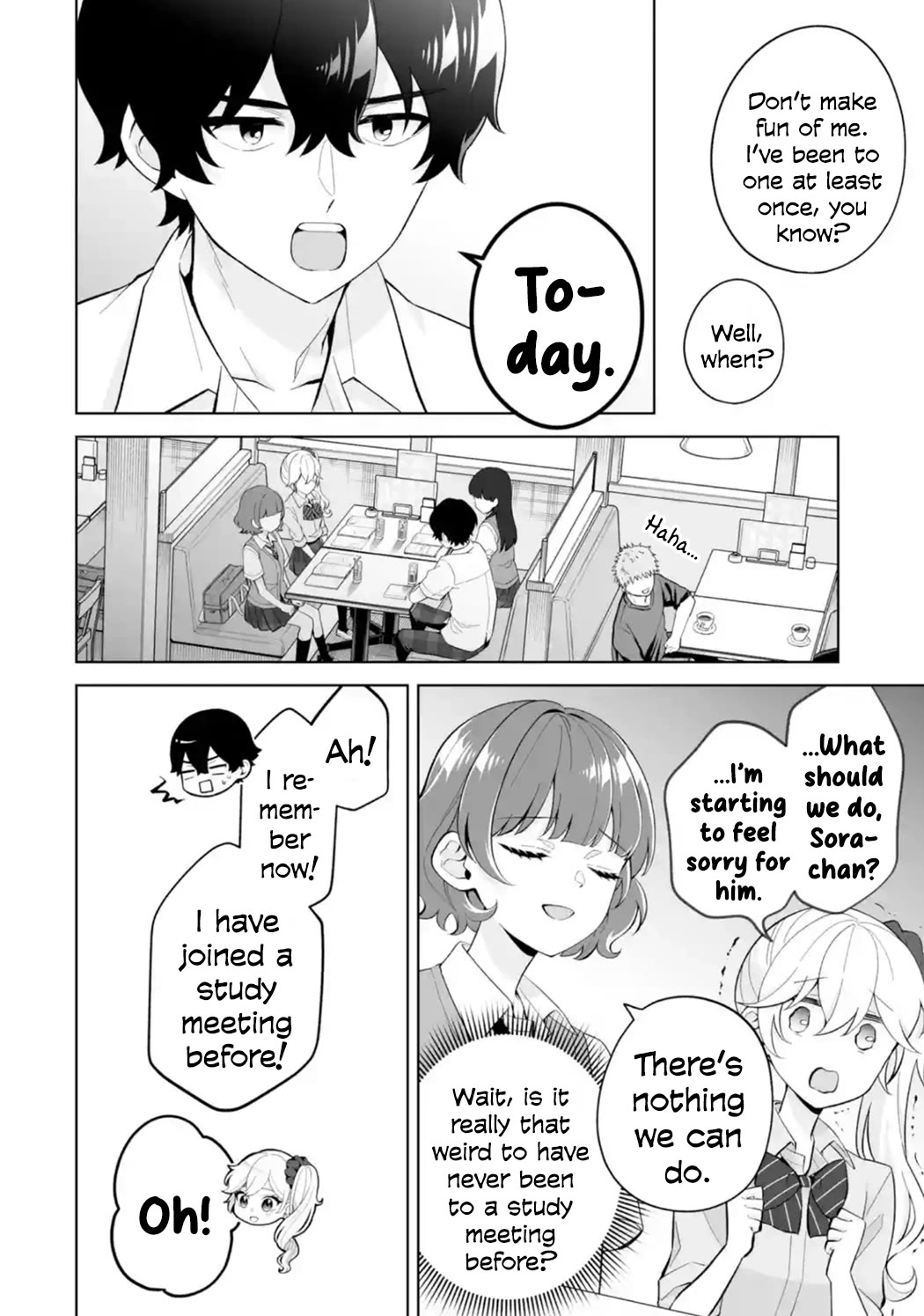 Please Leave Me Alone (For Some Reason, She Wants to Change a Lone Wolf’s Helpless High School Life.) Chapter 27 - Page 12