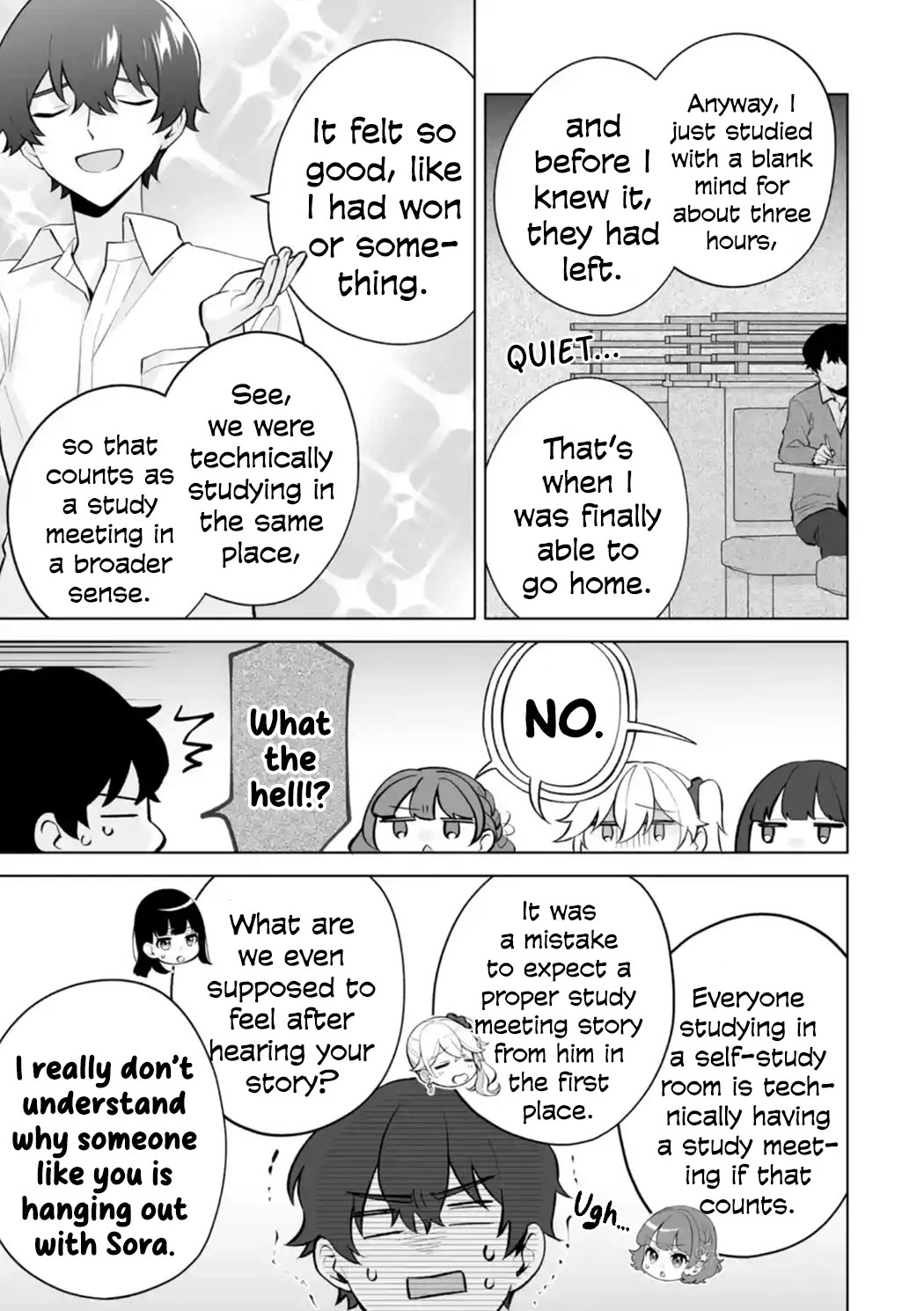 Please Leave Me Alone (For Some Reason, She Wants to Change a Lone Wolf’s Helpless High School Life.) Chapter 27 - Page 15