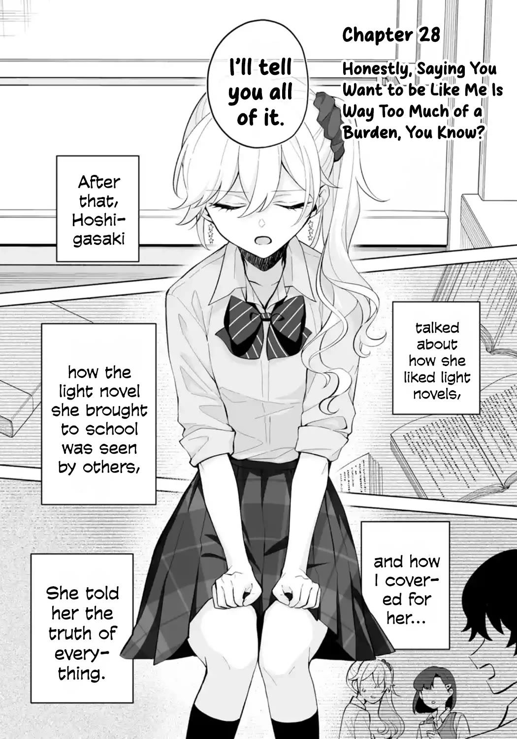 Please Leave Me Alone (For Some Reason, She Wants to Change a Lone Wolf’s Helpless High School Life.) Chapter 28 - Page 1