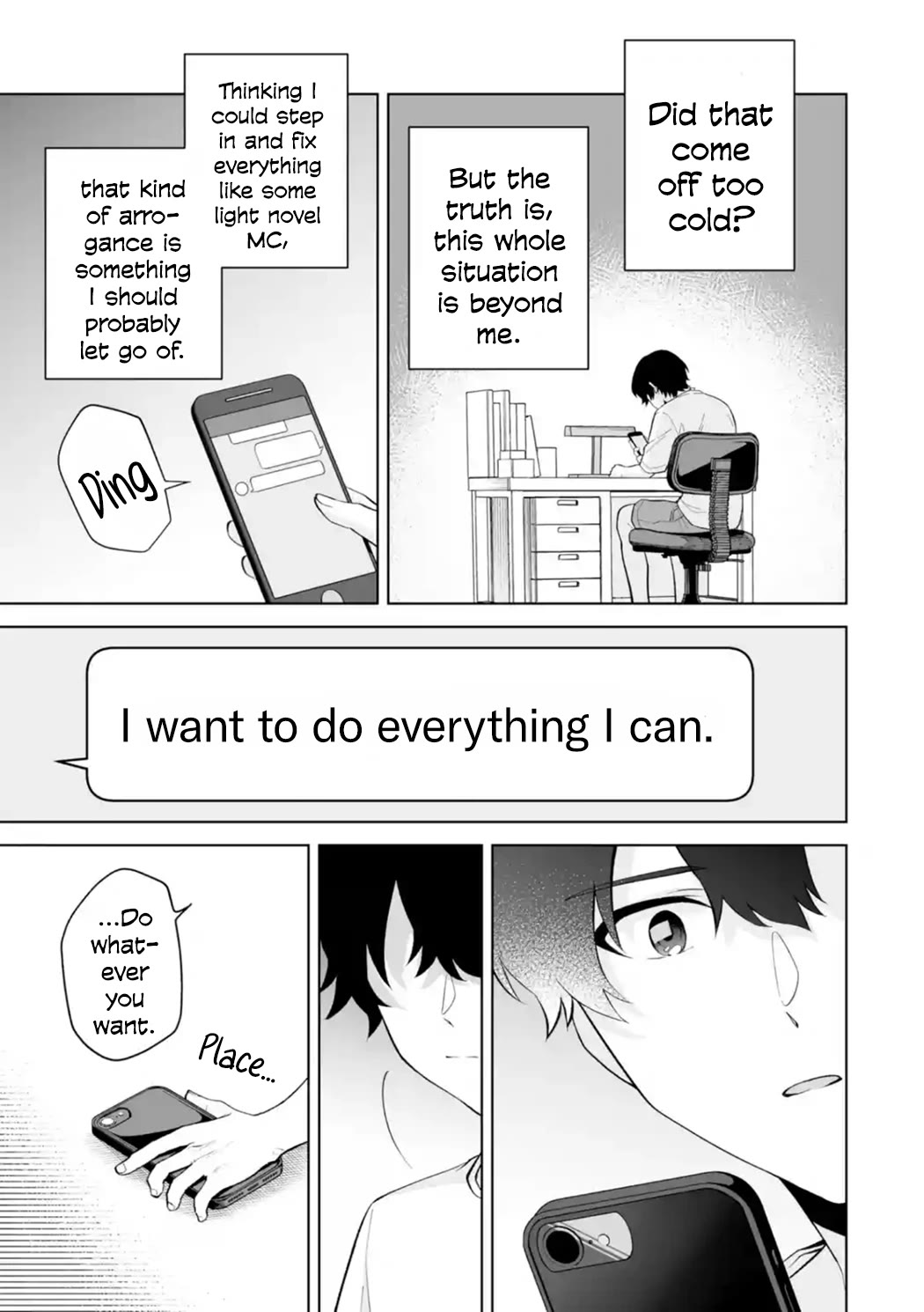 Please Leave Me Alone (For Some Reason, She Wants to Change a Lone Wolf’s Helpless High School Life.) Chapter 29 - Page 23