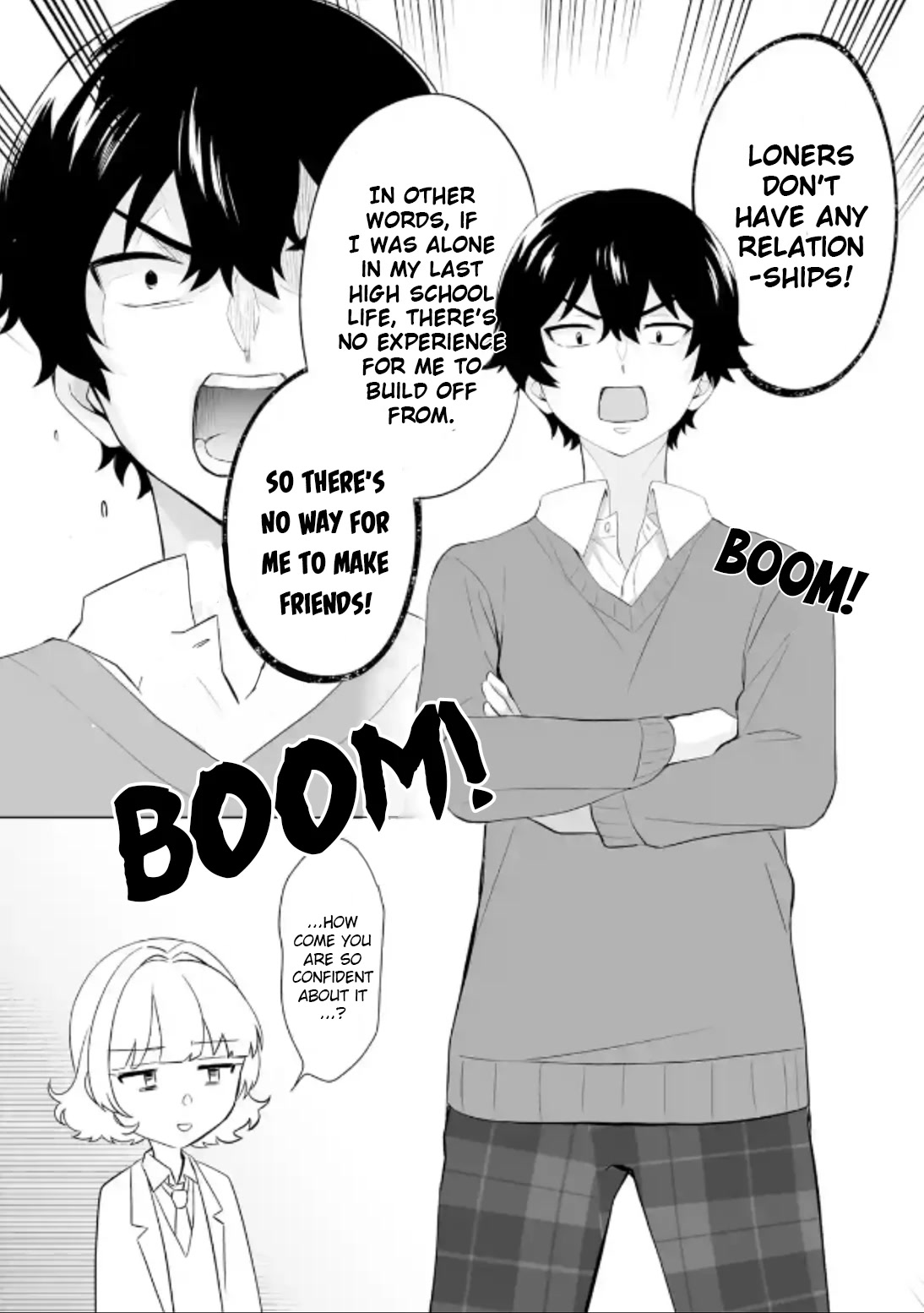 Please Leave Me Alone (For Some Reason, She Wants to Change a Lone Wolf’s Helpless High School Life.) Chapter 3 - Page 12