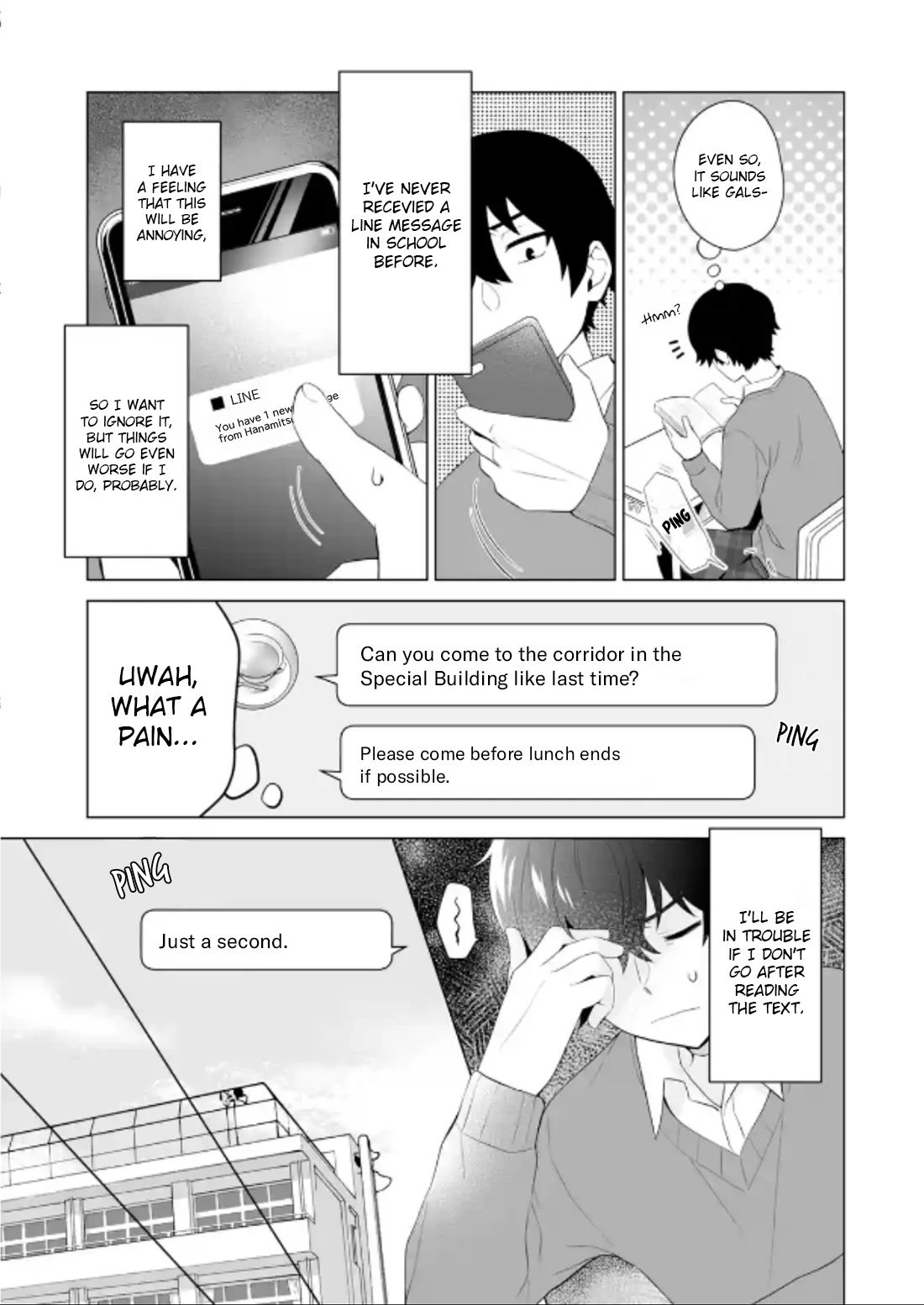 Please Leave Me Alone (For Some Reason, She Wants to Change a Lone Wolf’s Helpless High School Life.) Chapter 3 - Page 5
