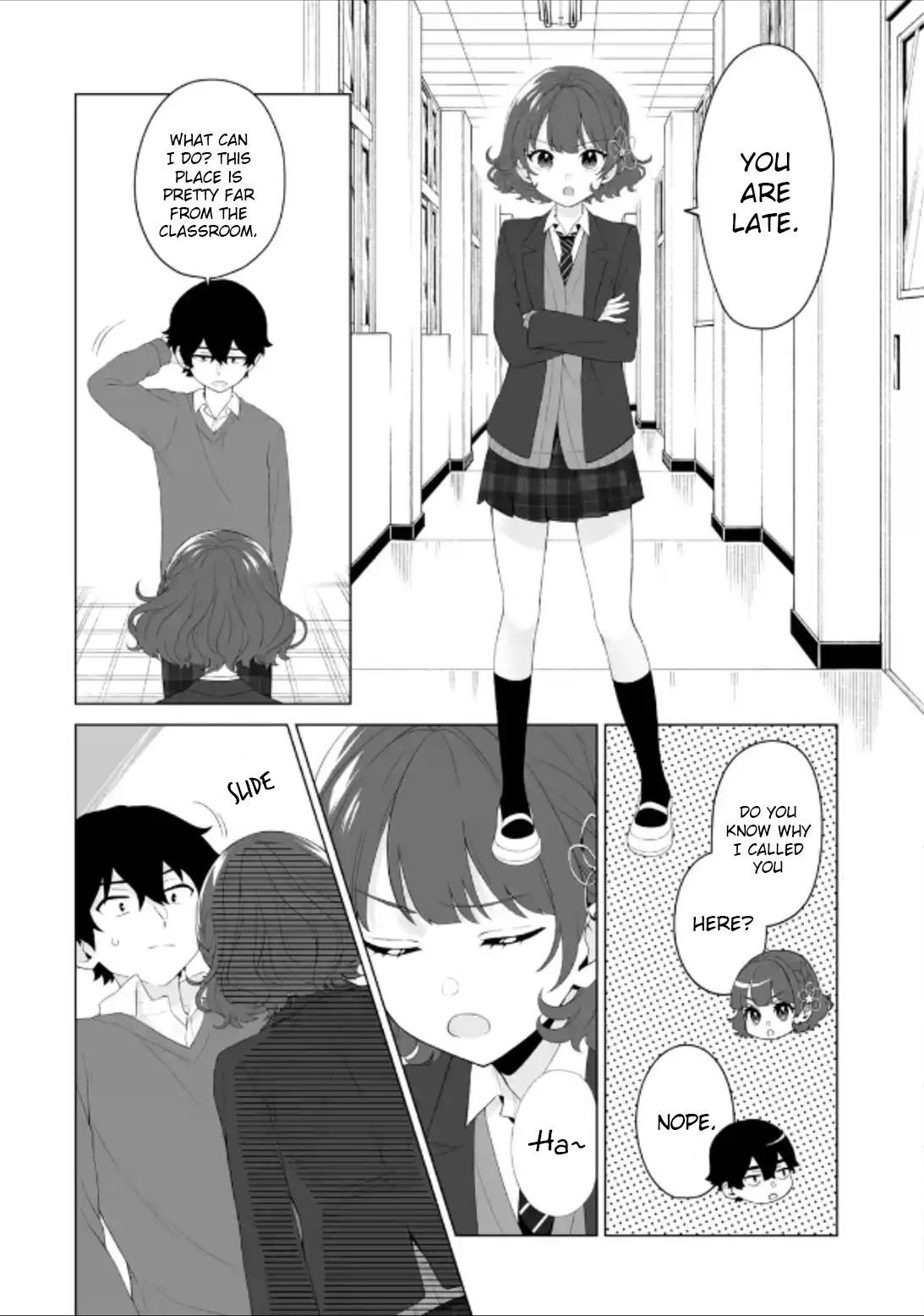 Please Leave Me Alone (For Some Reason, She Wants to Change a Lone Wolf’s Helpless High School Life.) Chapter 3 - Page 6