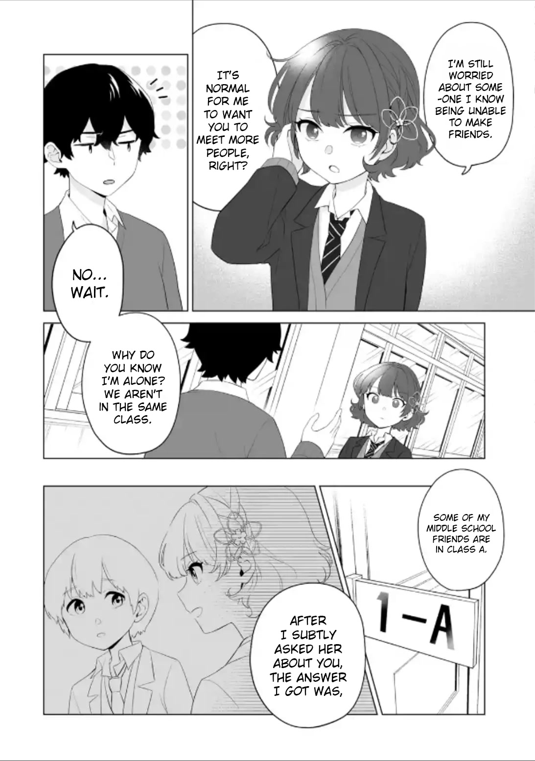 Please Leave Me Alone (For Some Reason, She Wants to Change a Lone Wolf’s Helpless High School Life.) Chapter 3 - Page 8