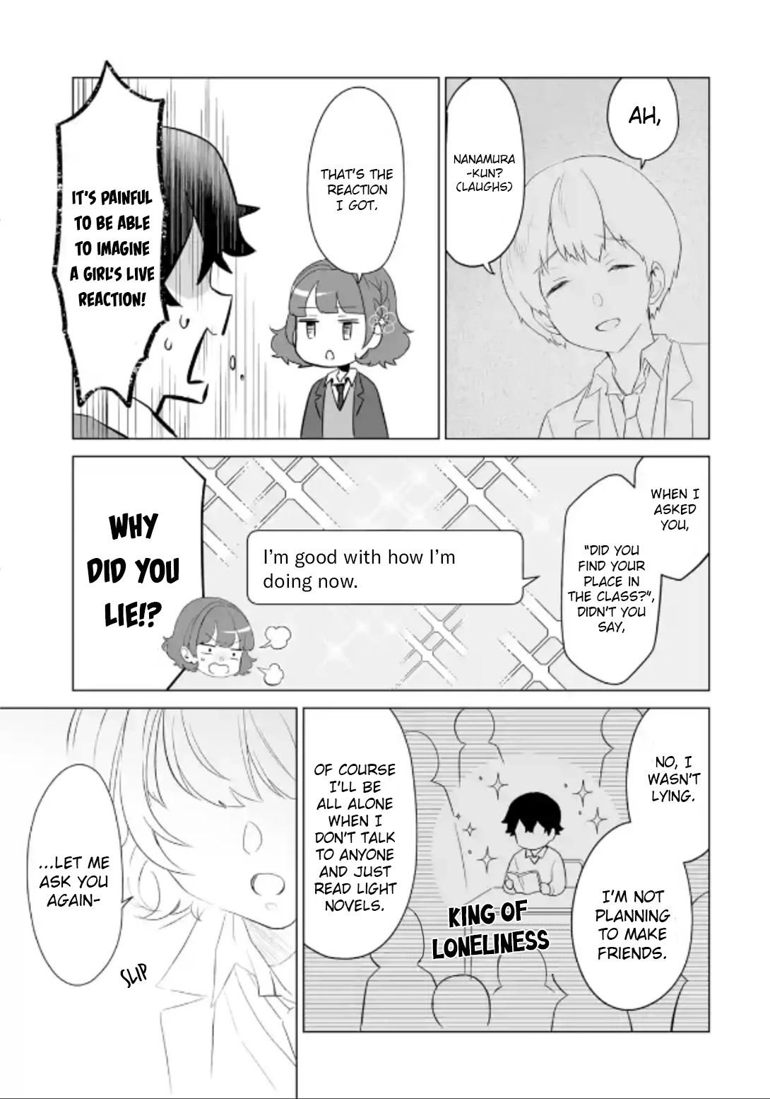 Please Leave Me Alone (For Some Reason, She Wants to Change a Lone Wolf’s Helpless High School Life.) Chapter 3 - Page 9