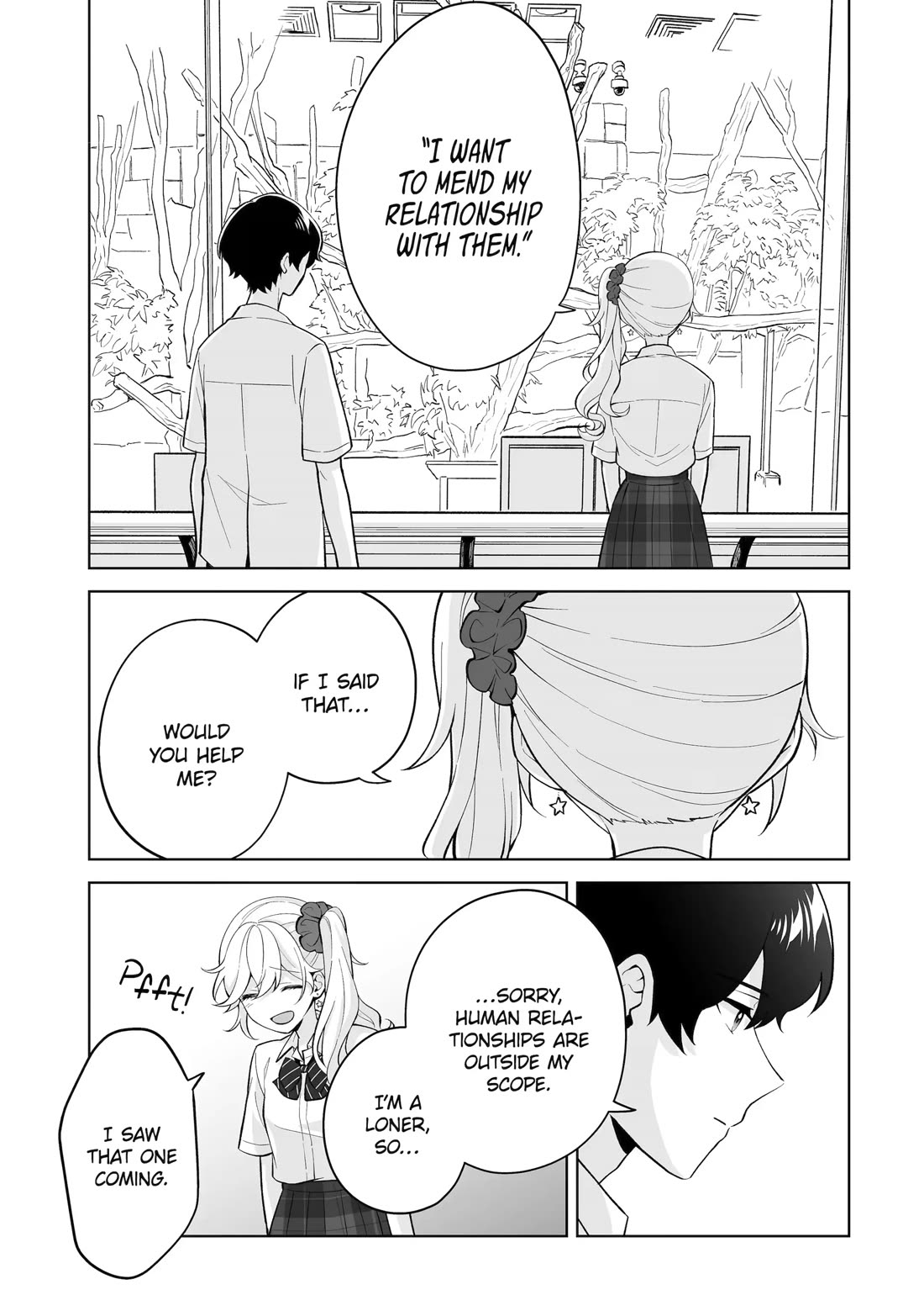 Please Leave Me Alone (For Some Reason, She Wants to Change a Lone Wolf’s Helpless High School Life.) Chapter 31 - Page 13