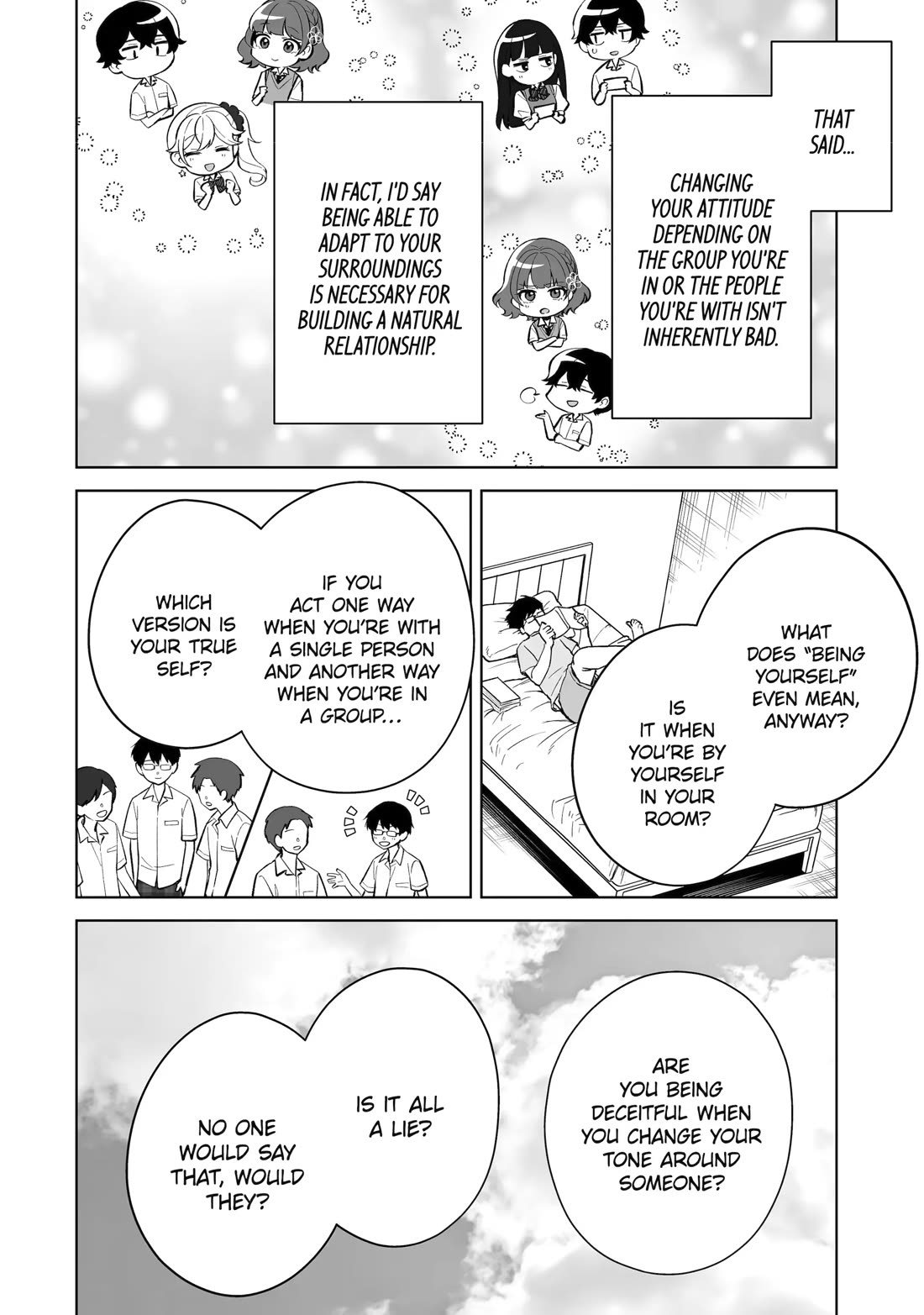 Please Leave Me Alone (For Some Reason, She Wants to Change a Lone Wolf’s Helpless High School Life.) Chapter 31 - Page 22