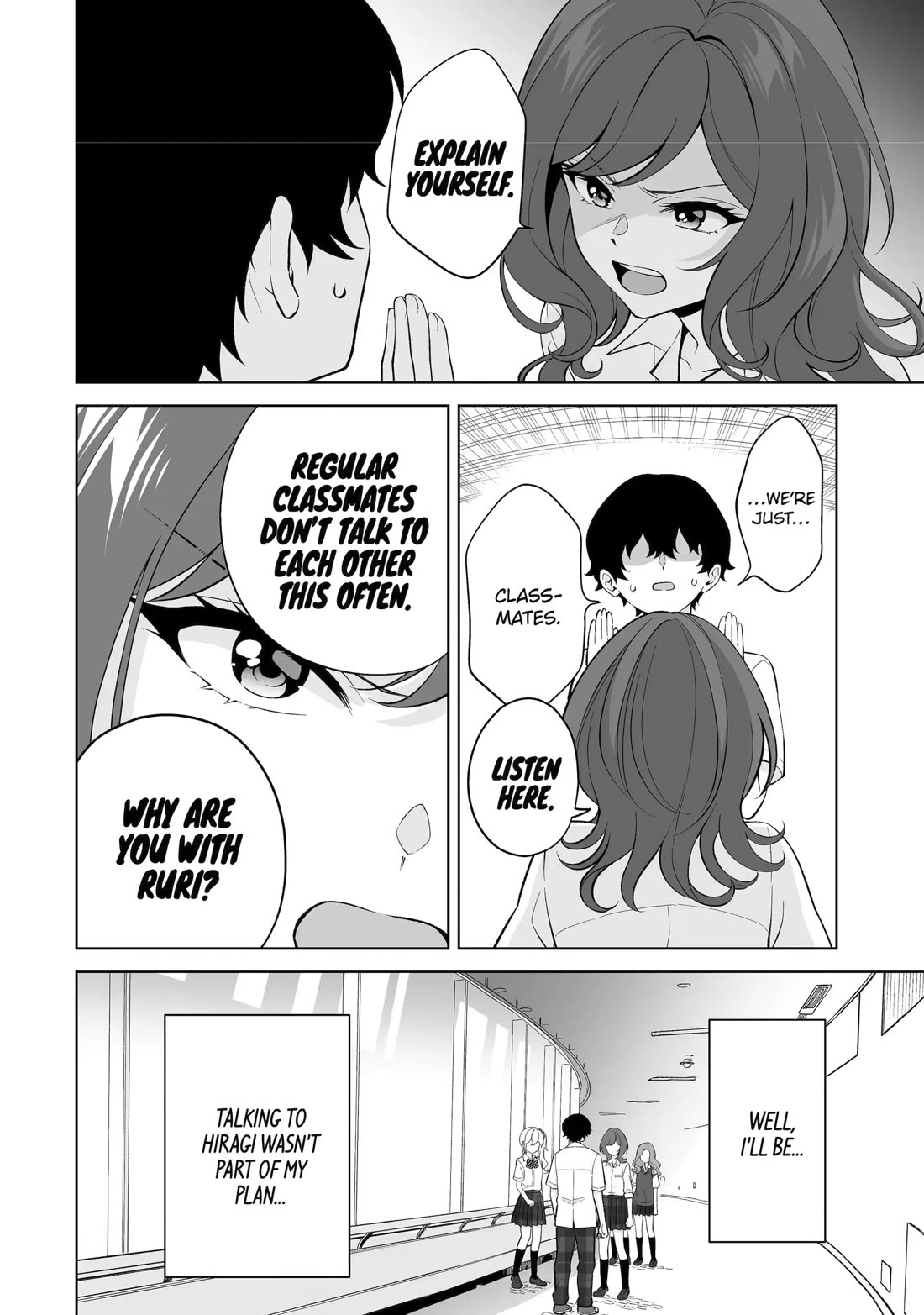 Please Leave Me Alone (For Some Reason, She Wants to Change a Lone Wolf’s Helpless High School Life.) Chapter 32 - Page 4
