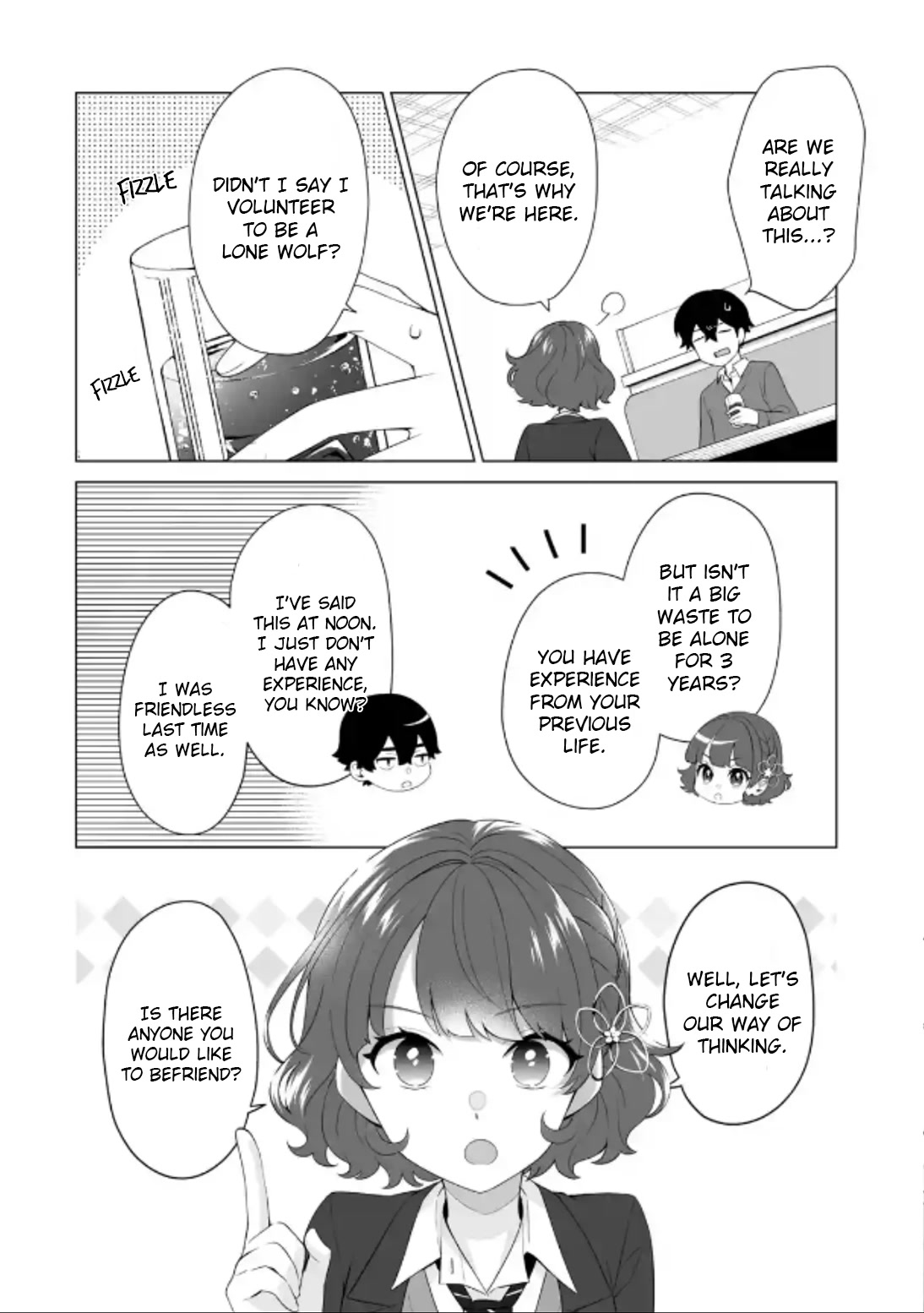 Please Leave Me Alone (For Some Reason, She Wants to Change a Lone Wolf’s Helpless High School Life.) Chapter 4 - Page 2