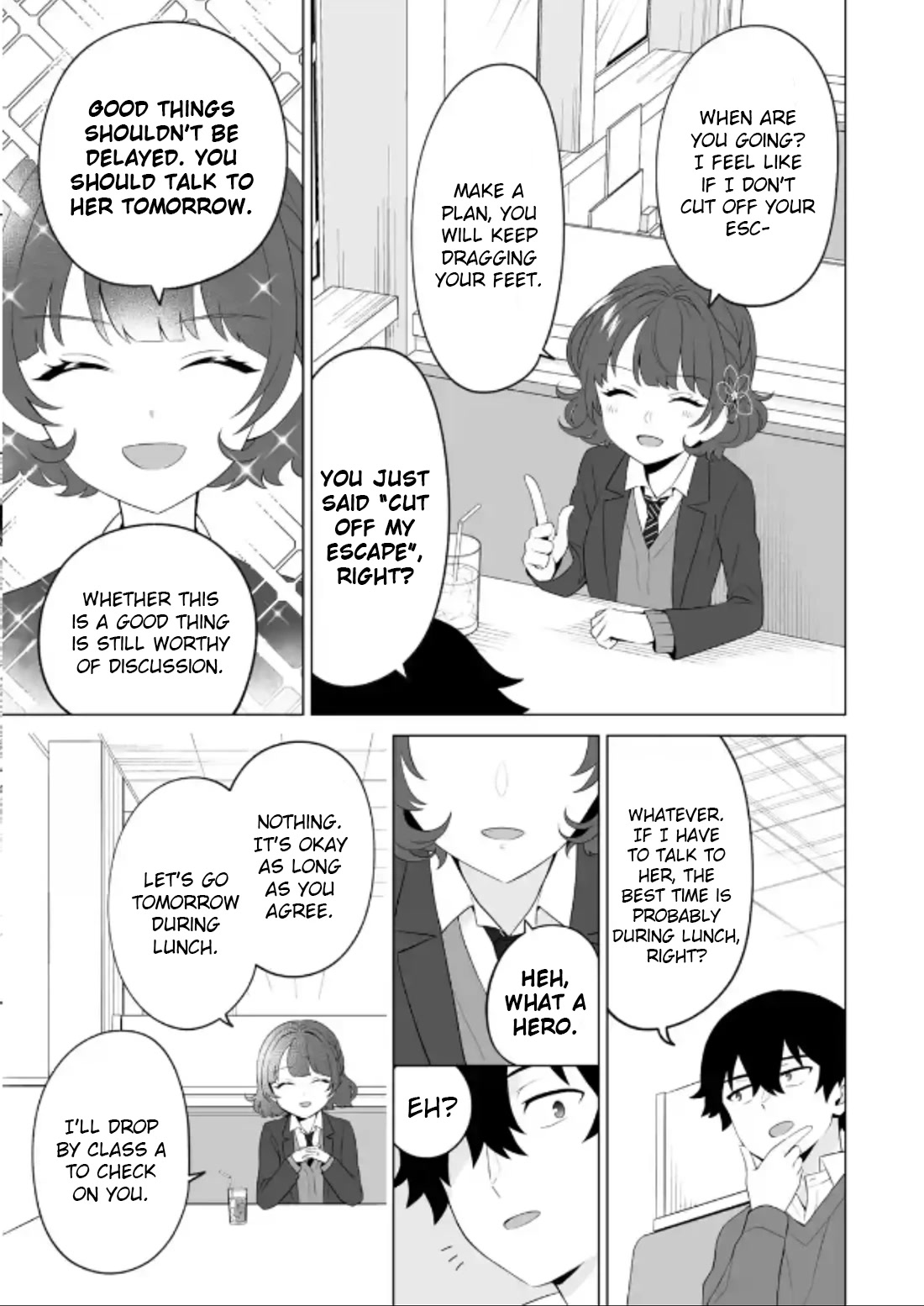 Please Leave Me Alone (For Some Reason, She Wants to Change a Lone Wolf’s Helpless High School Life.) Chapter 4 - Page 13