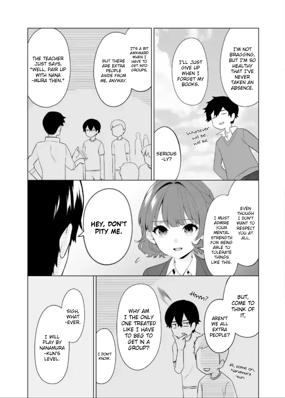 Please Leave Me Alone (For Some Reason, She Wants to Change a Lone Wolf’s Helpless High School Life.) Chapter 4 - Page 4